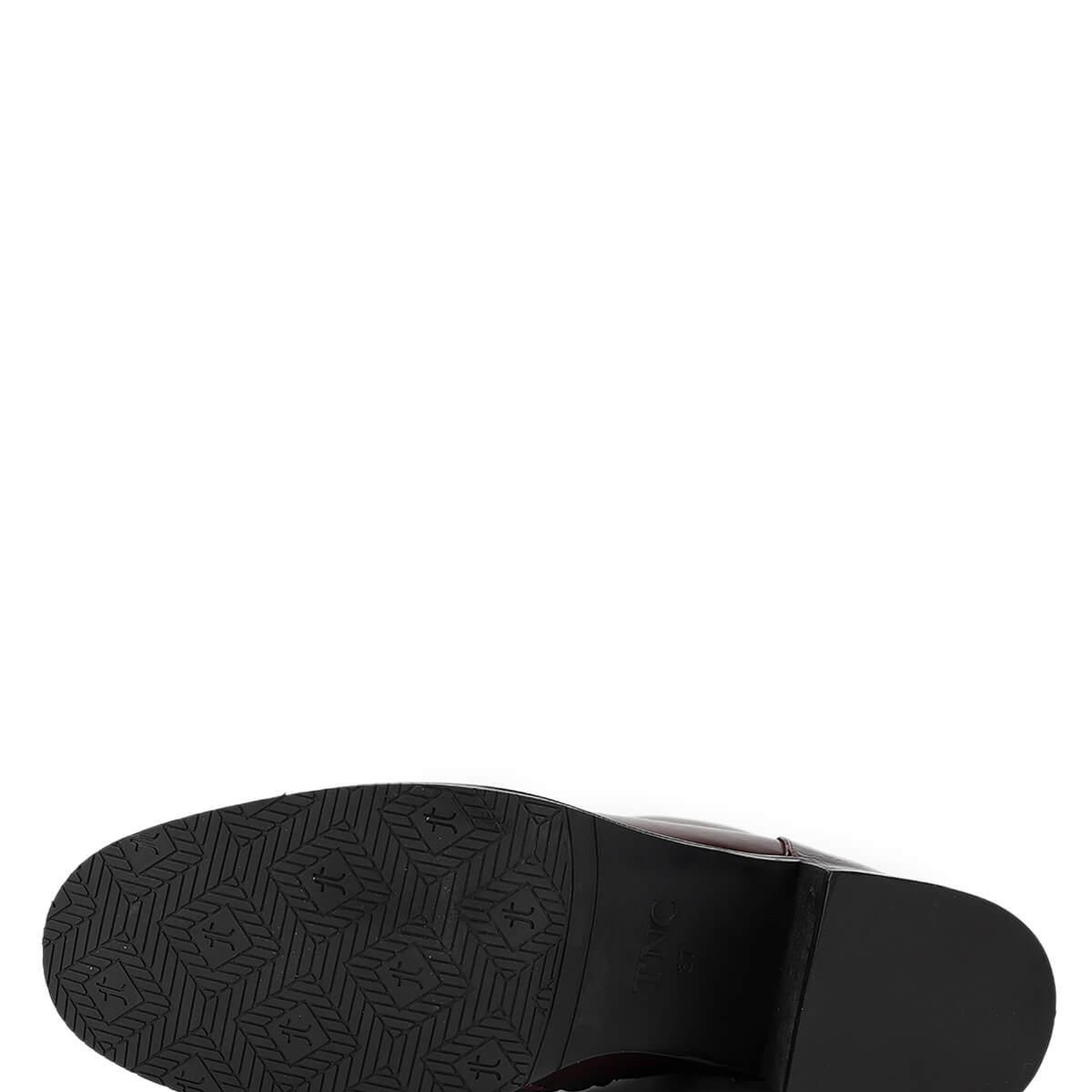 Tamer Tanca Kadın Hakiki Deri Bordo Topuklu Bot