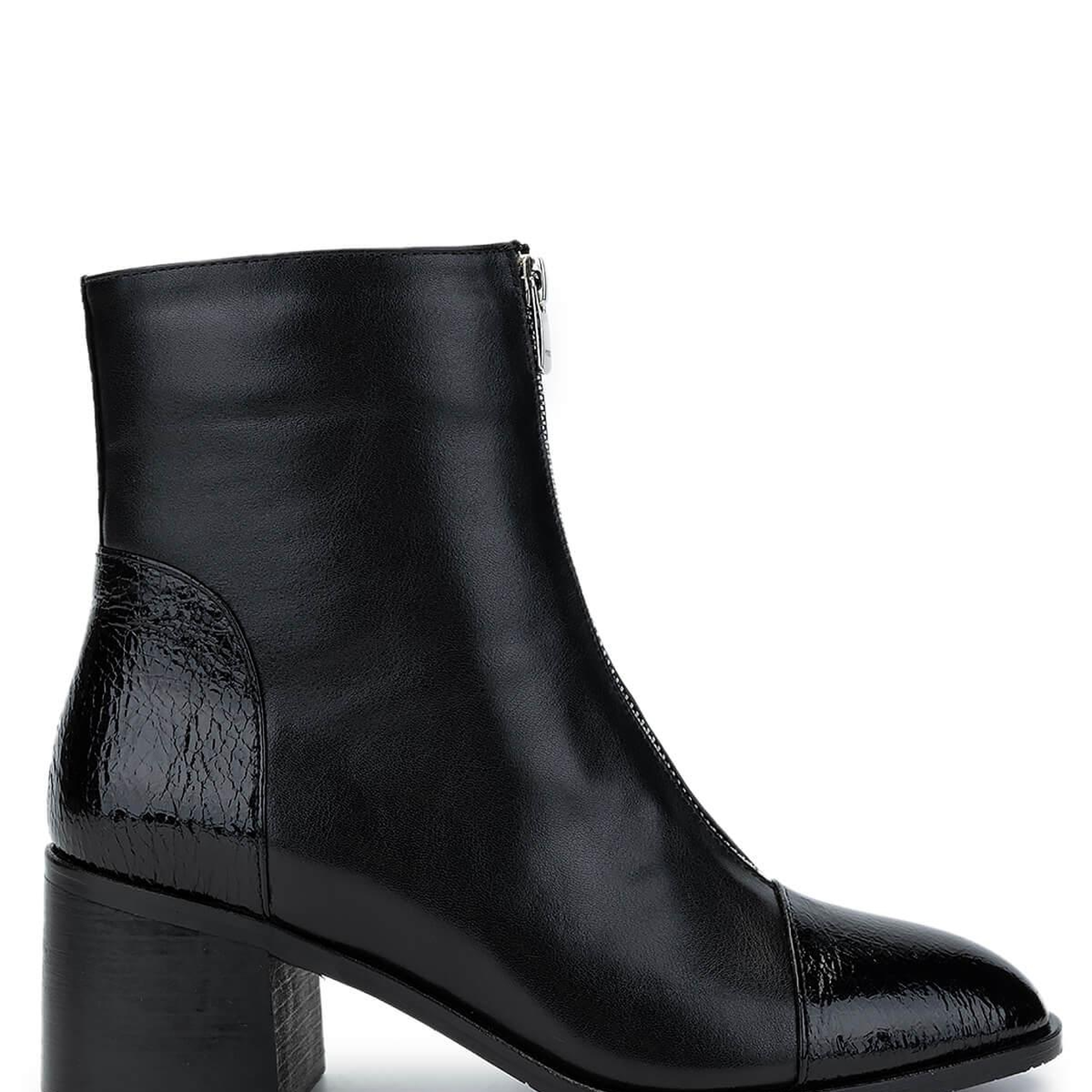 Tamer Tanca Kadın Hakiki Deri Siyah Topuklu Bot