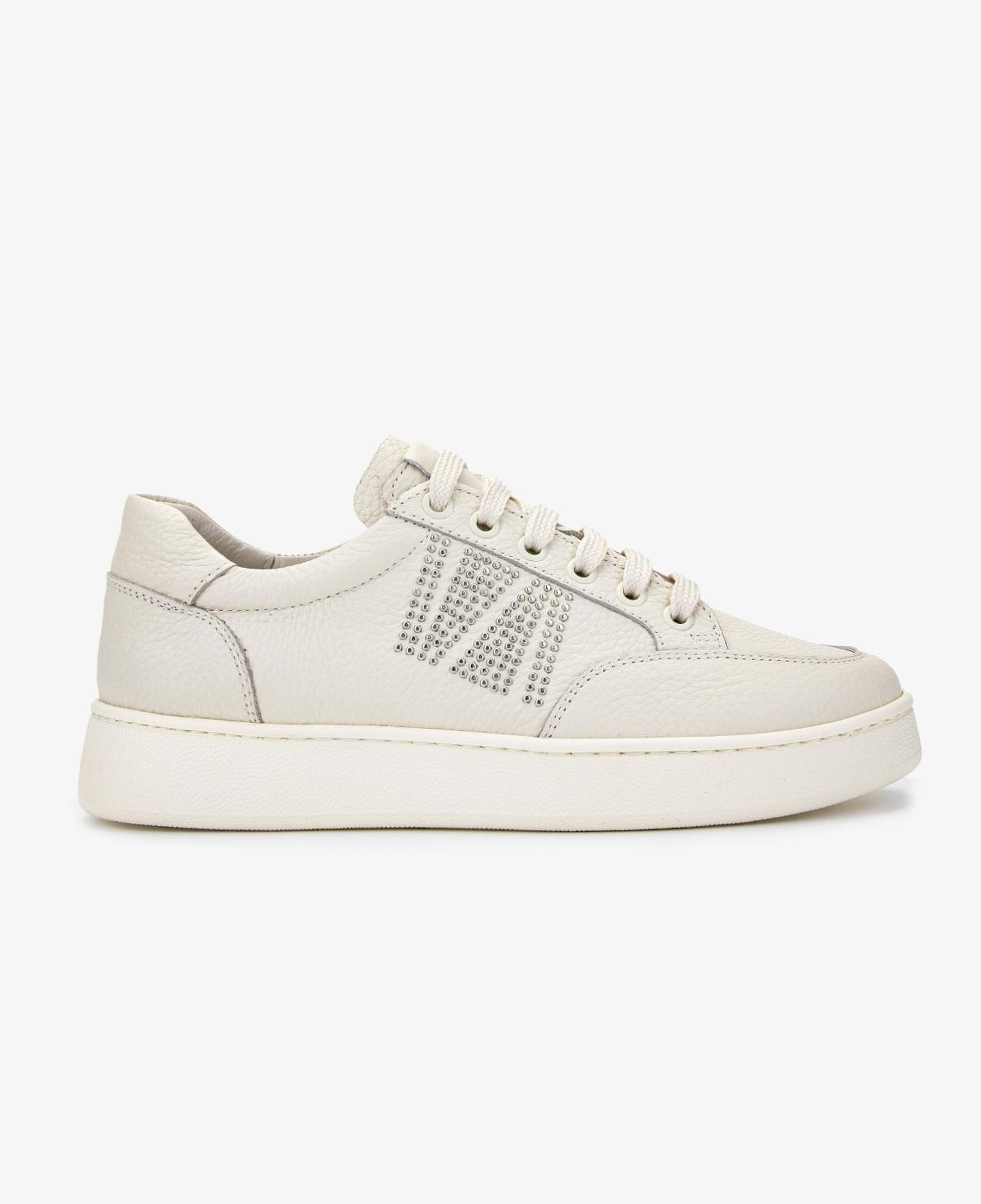 Valmenti Kadın Hakiki Deri Bej Floter Sneakers & Spor Ayakkabı