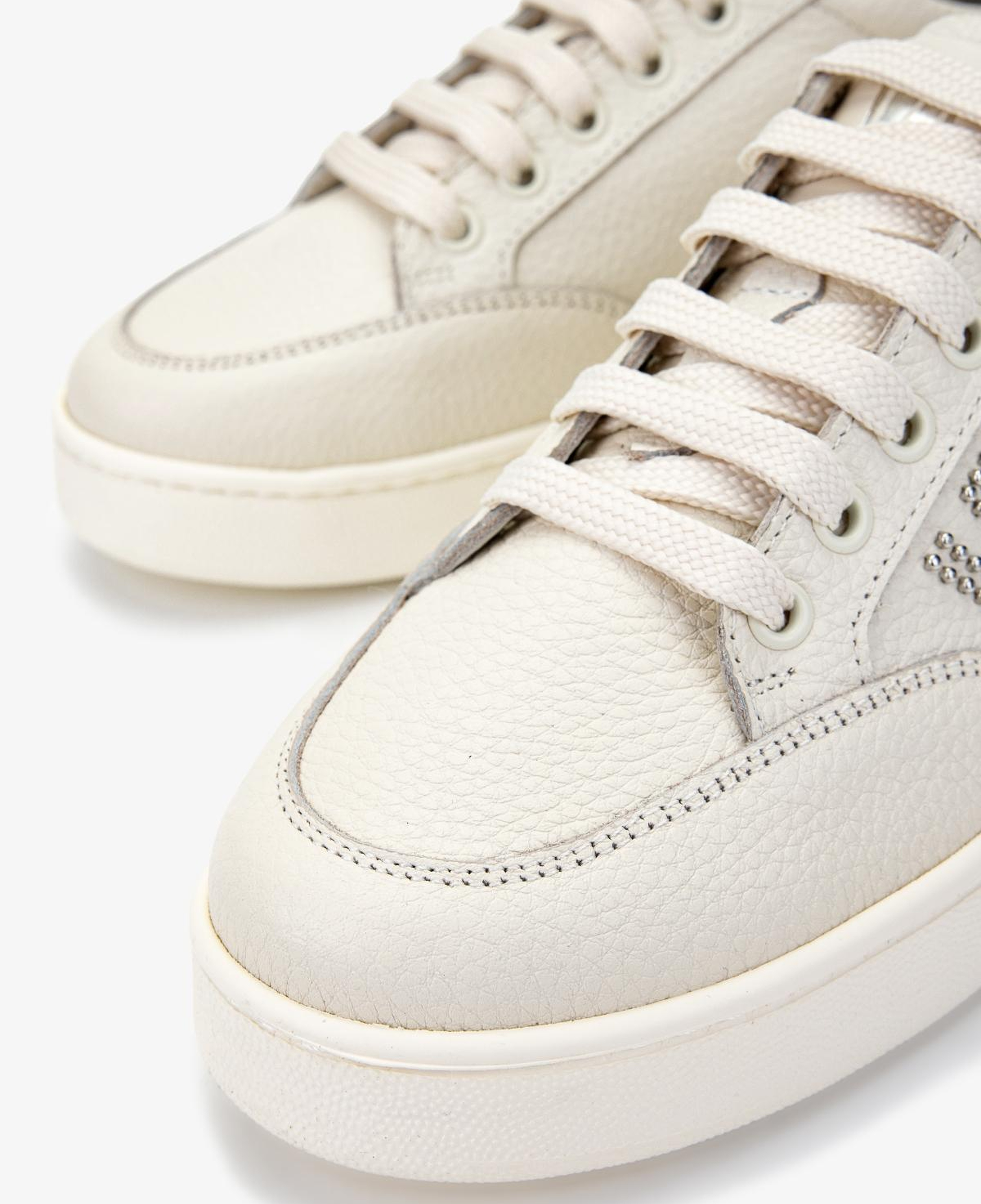 Valmenti Kadın Hakiki Deri Bej Floter Sneakers & Spor Ayakkabı