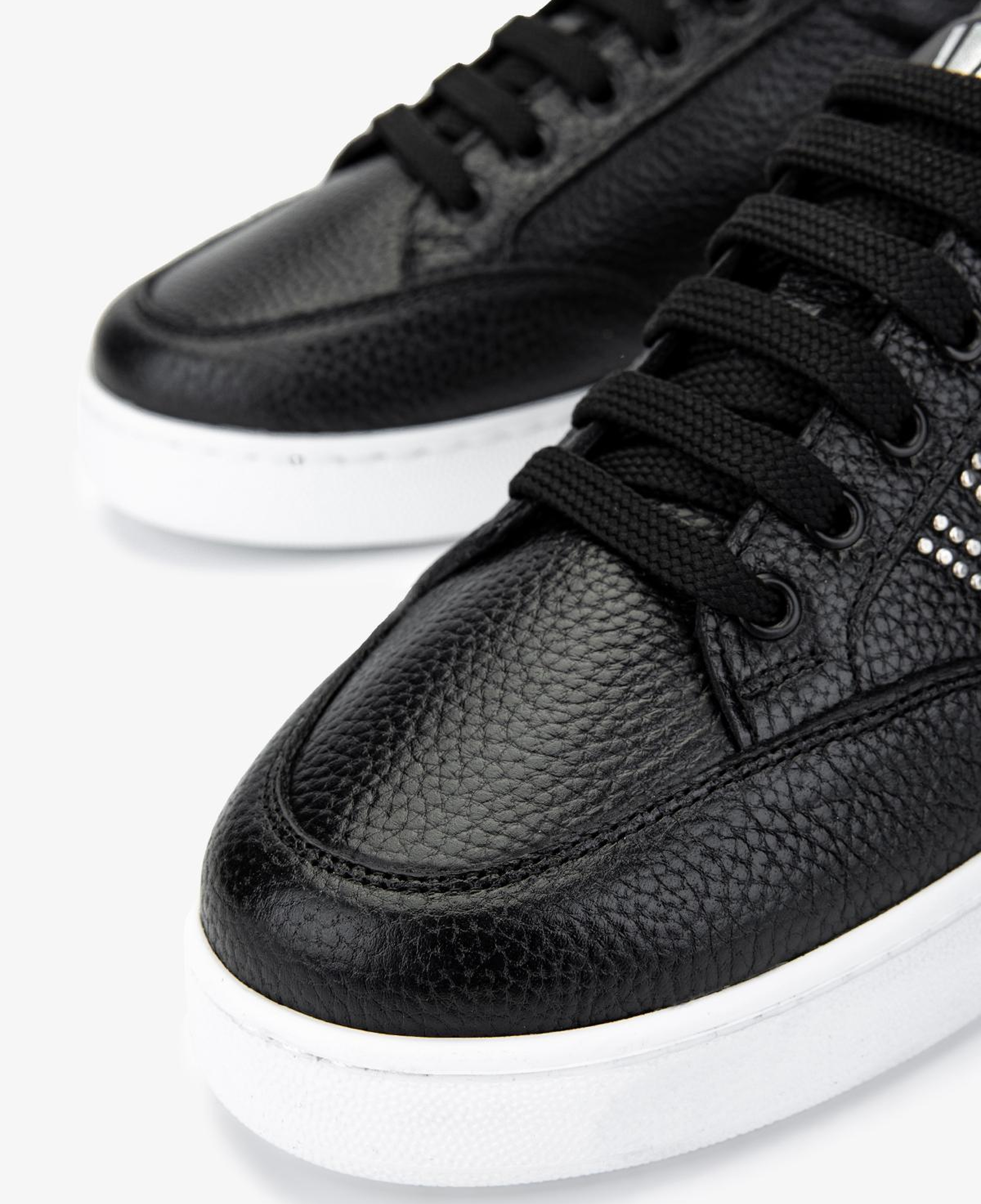 Valmenti Kadın Hakiki Deri Siyah Floter Sneakers & Spor Ayakkabı