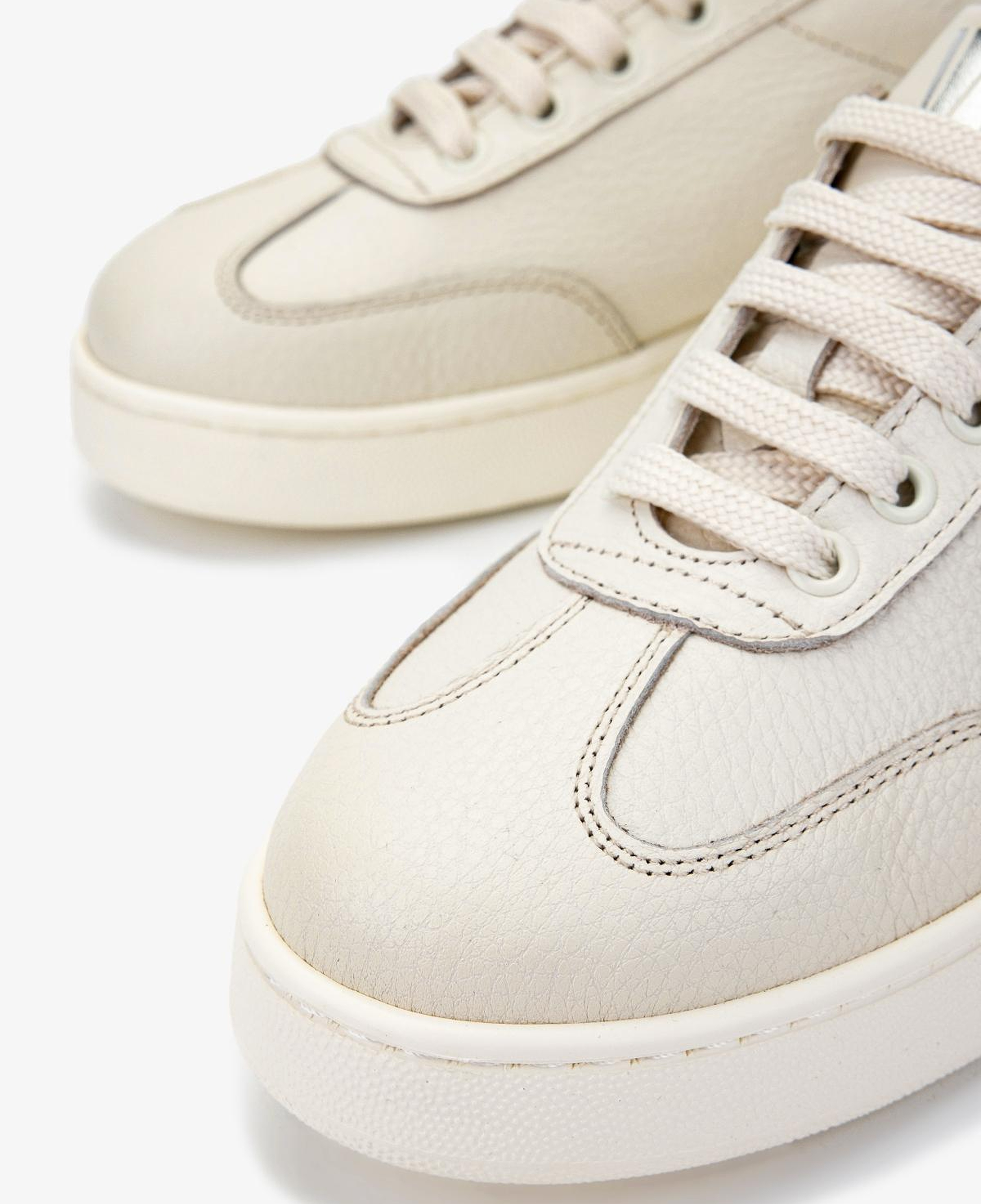 Valmenti Kadın Hakiki Deri Bej Floter Sneakers & Spor Ayakkabı