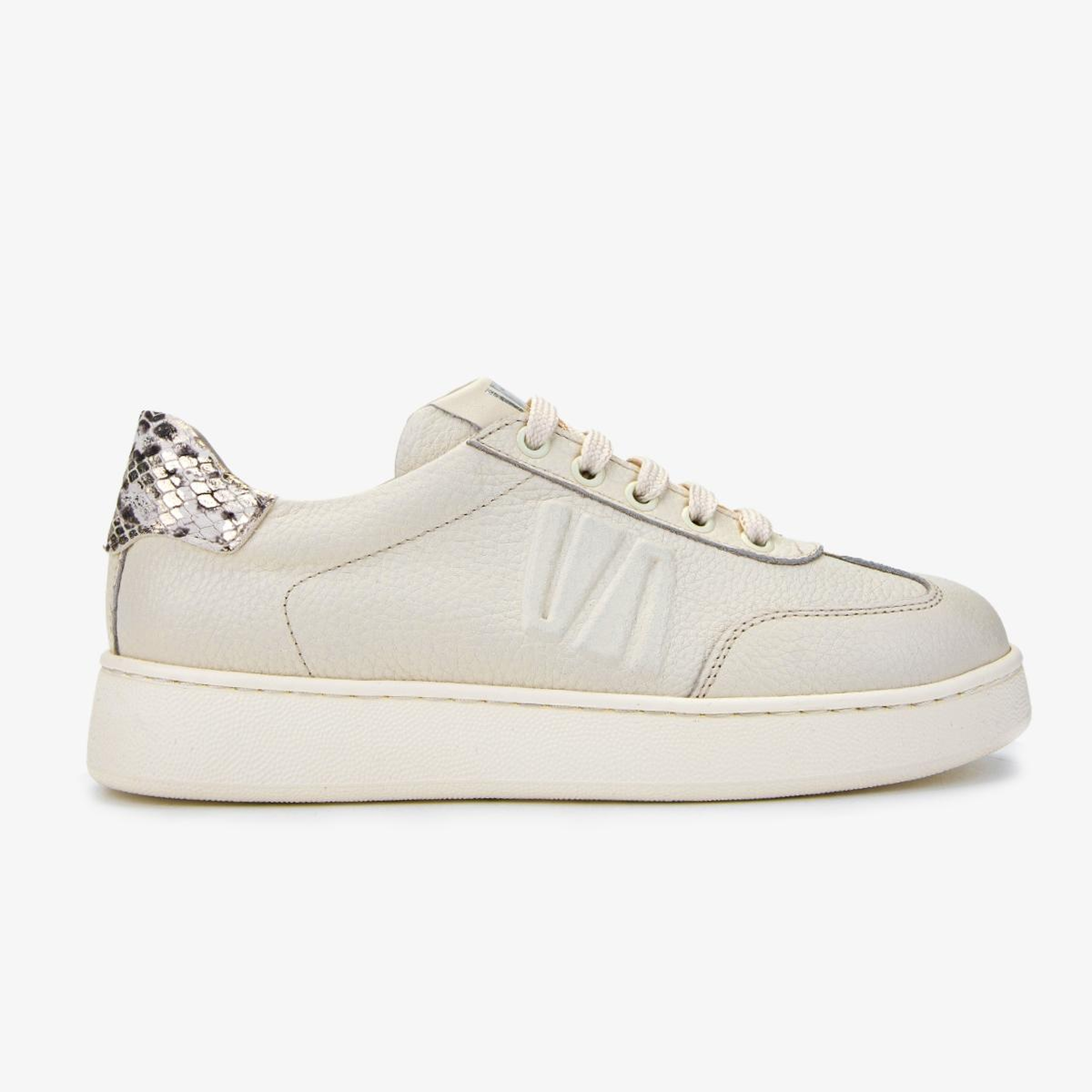 Valmenti Kadın Hakiki Deri Bej Floter Sneakers & Spor Ayakkabı