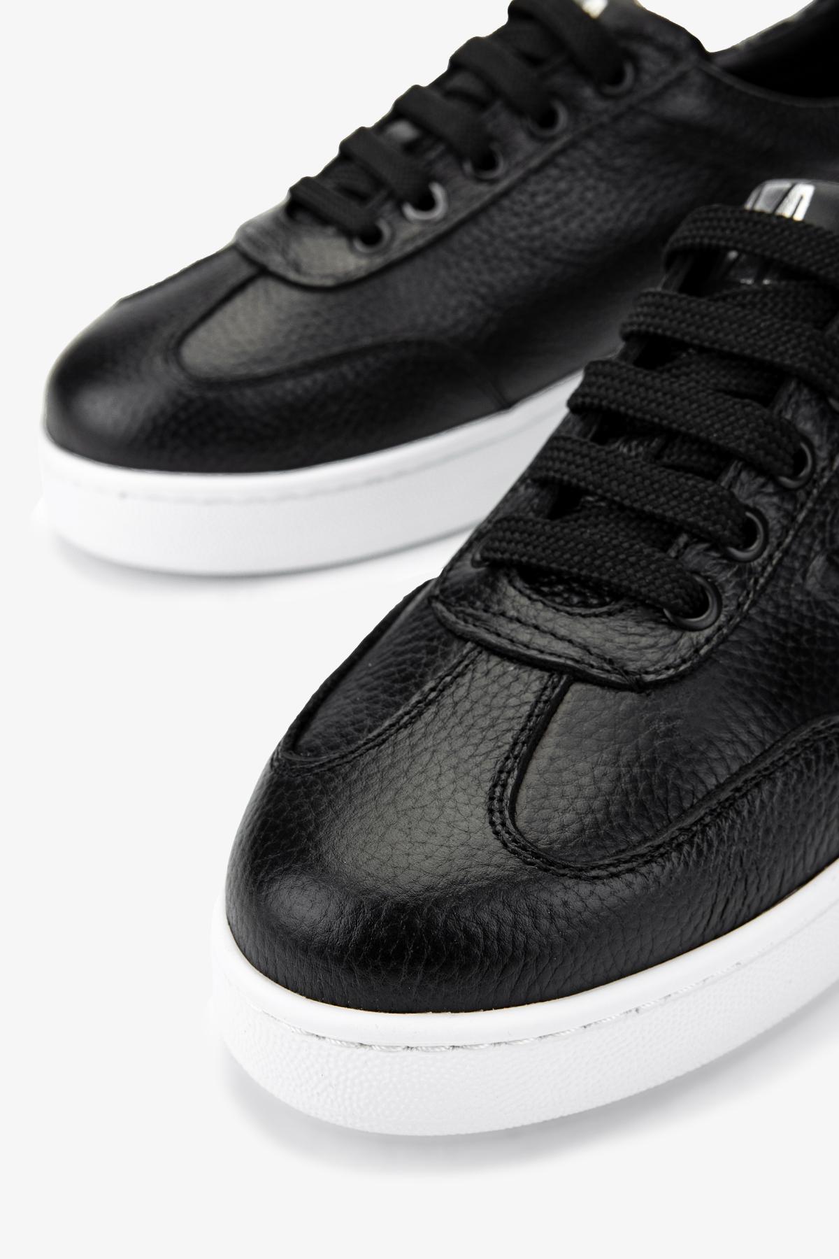 Valmenti Kadın Hakiki Deri Siyah Floter Sneakers & Spor Ayakkabı