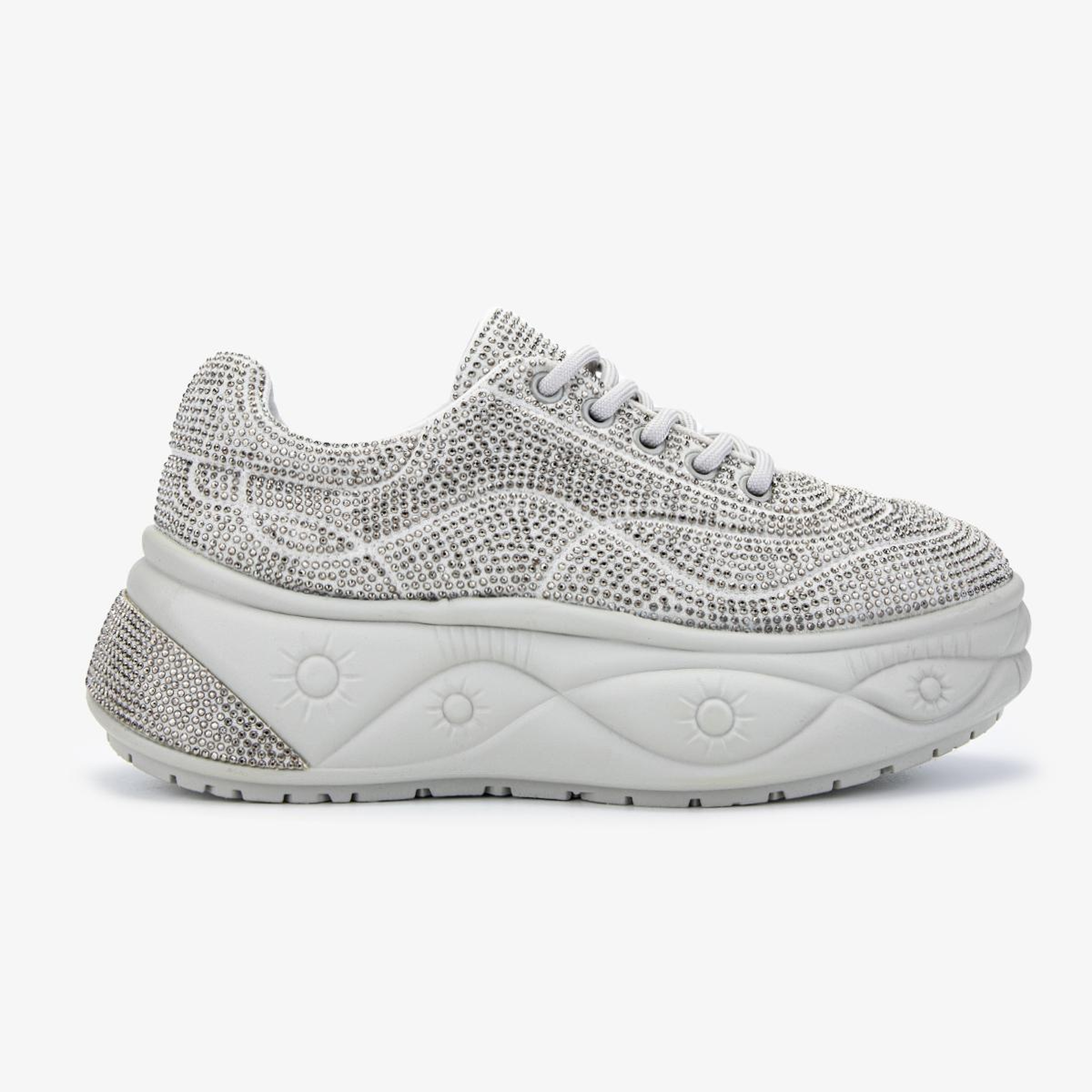 Valmenti Kadın Suni Deri Gri Sneakers & Spor Ayakkabı