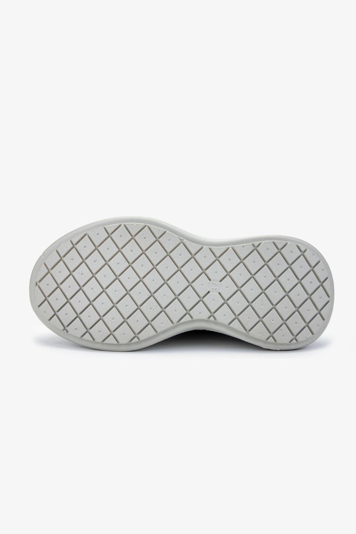 Valmenti Kadın Suni Deri Gri Sneakers & Spor Ayakkabı