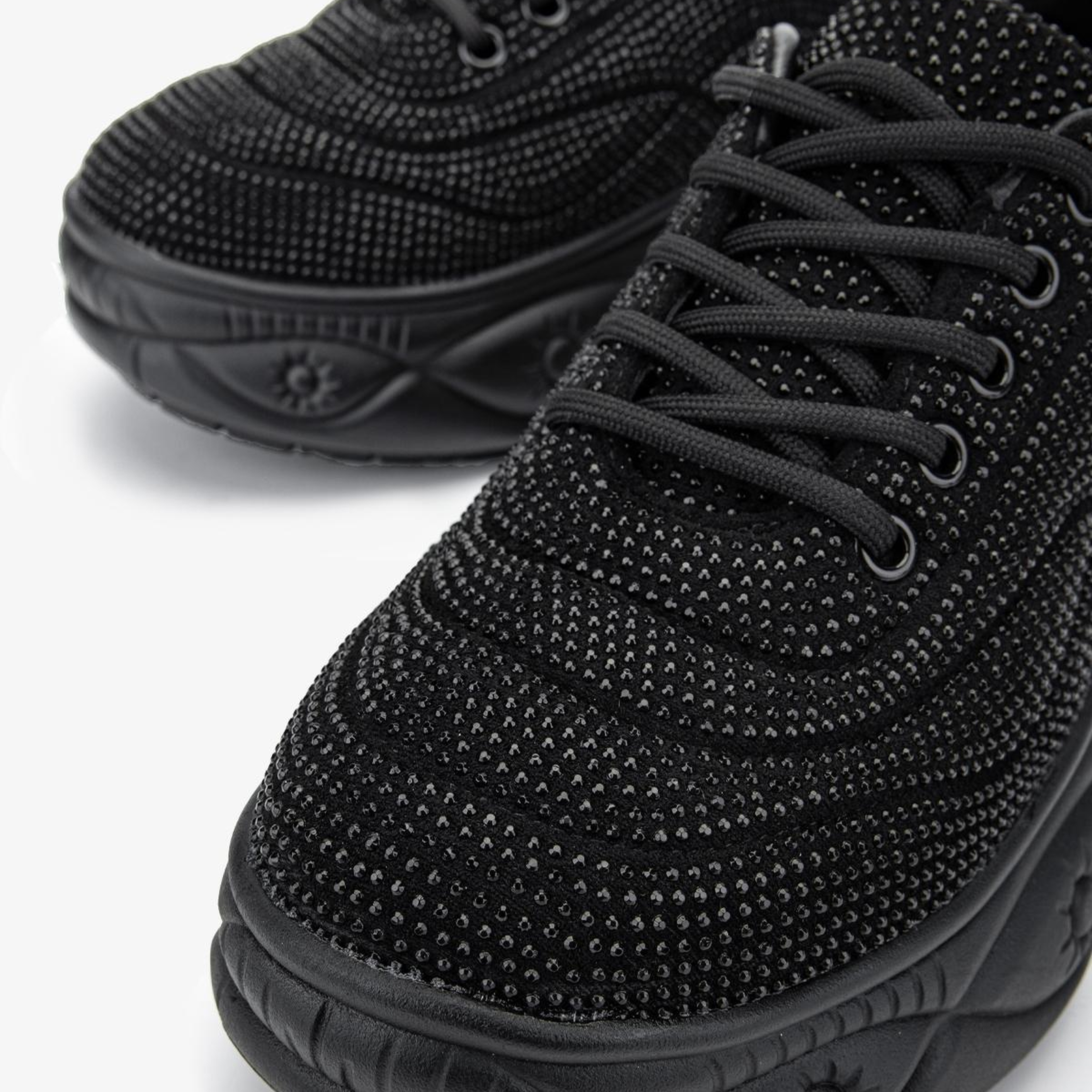 Valmenti Kadın Suni Deri Siyah Sneakers & Spor Ayakkabı
