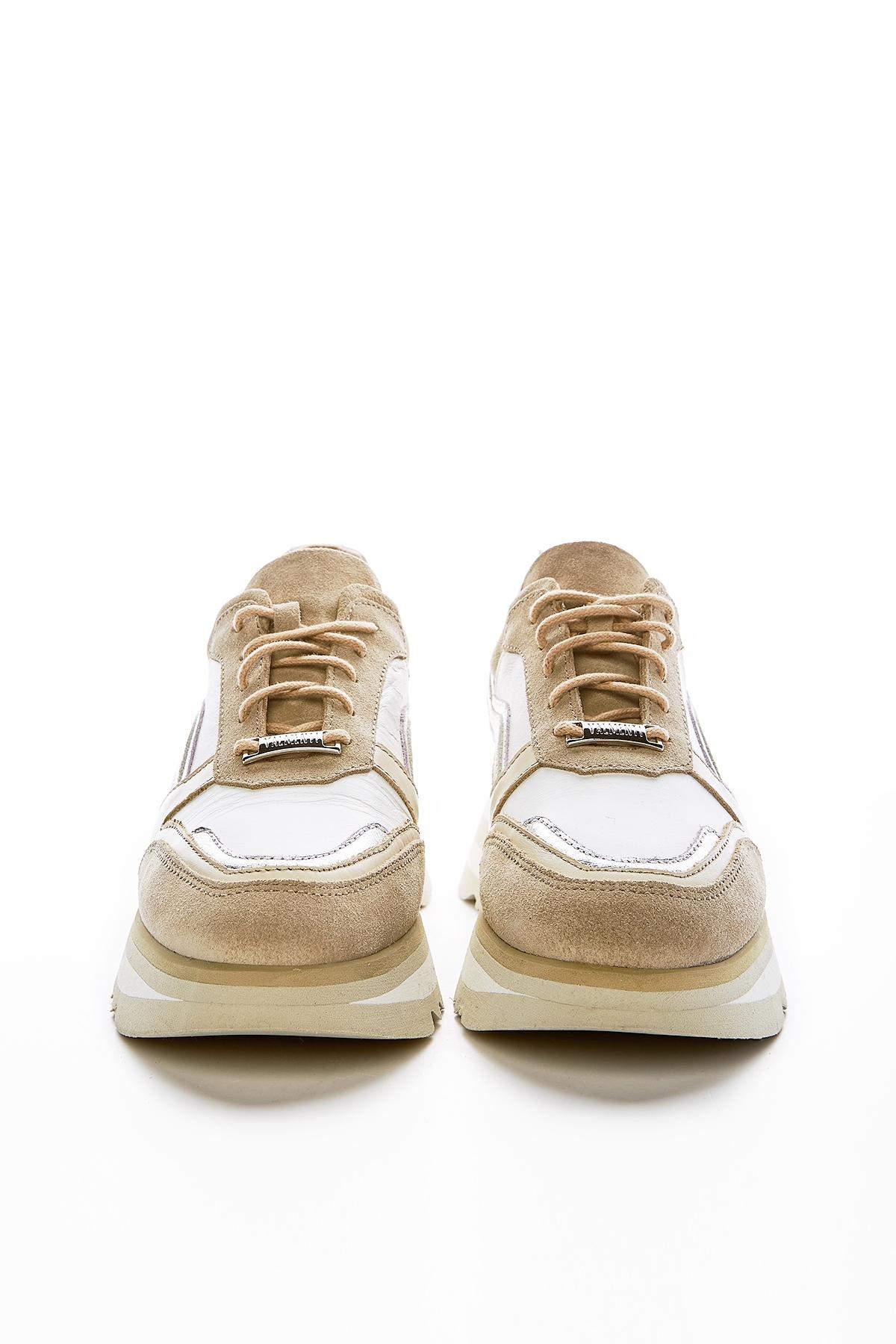 Valmenti Kadın Hakiki Deri Bej Sneakers & Spor Ayakkabı