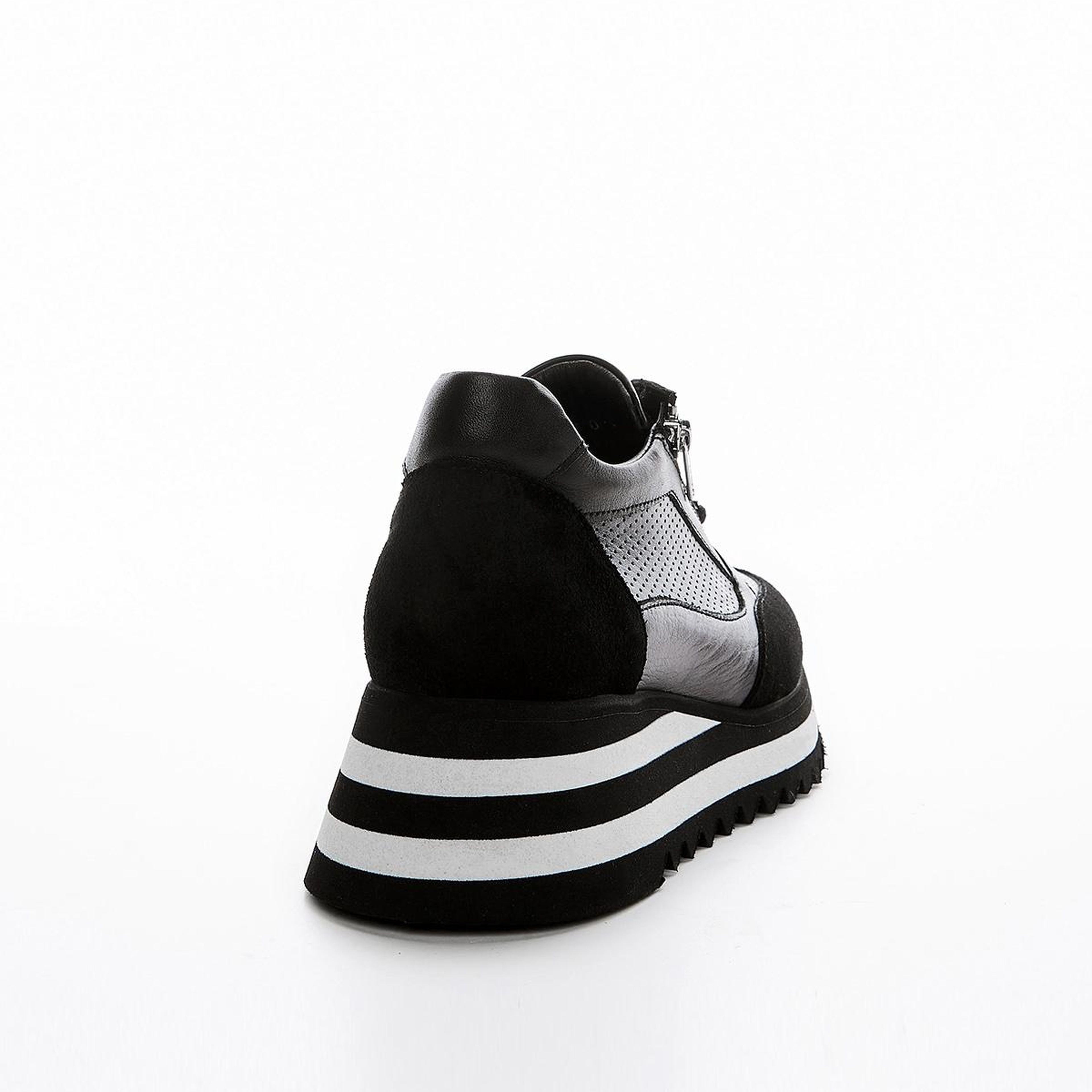 Valmenti Kadın Hakiki Deri Siyah Sneakers & Spor Ayakkabı