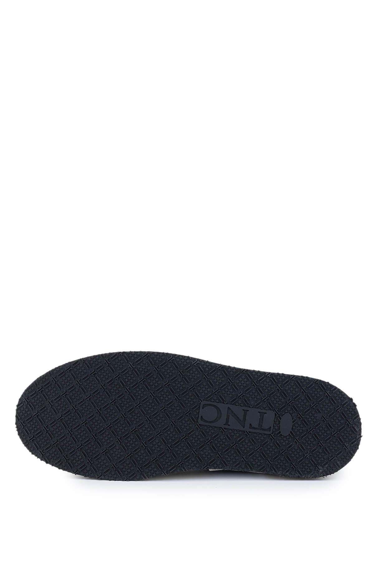 Tamer Tanca Erkek Hakiki Deri Siyah Süet Sneakers & Spor Ayakkabı