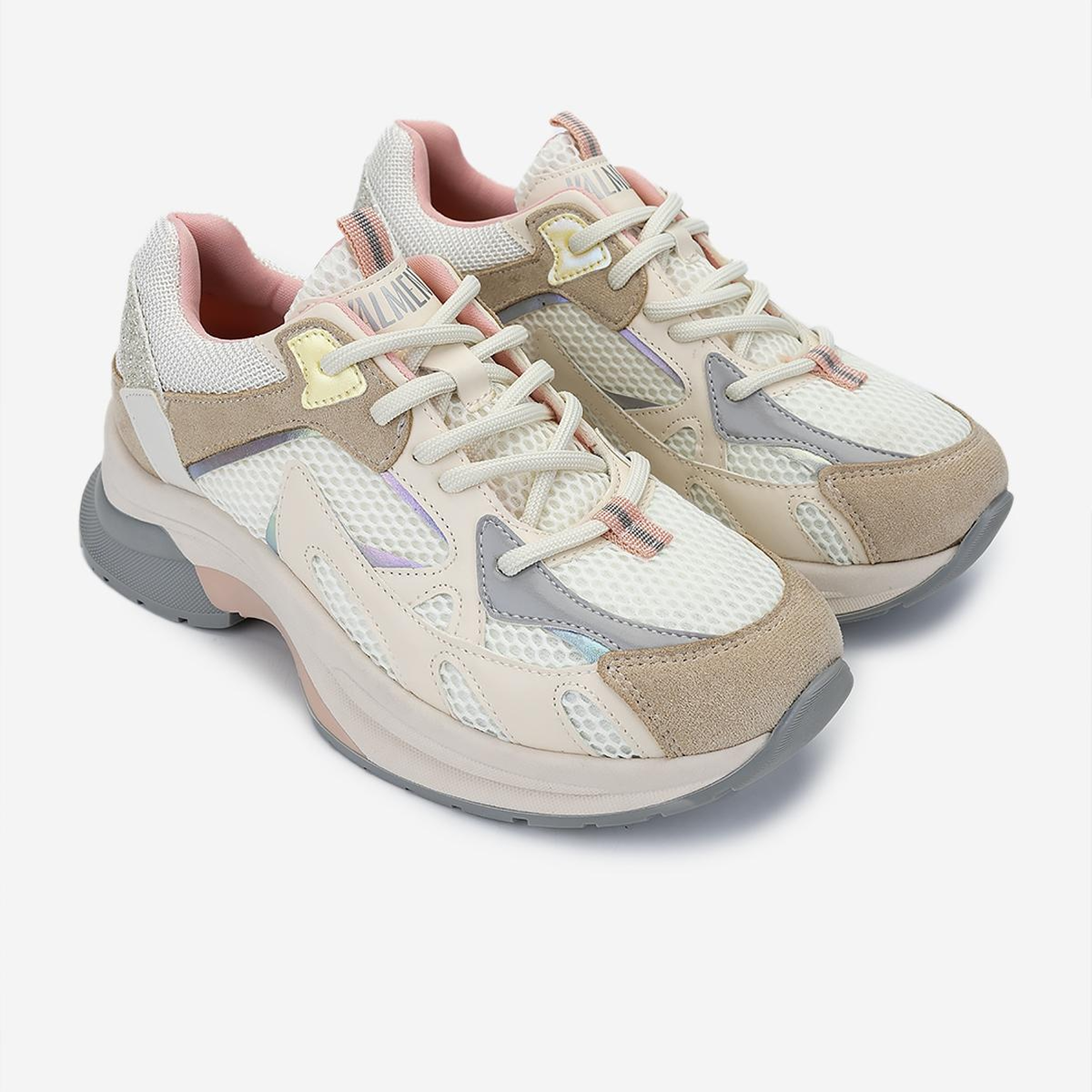 Valmenti Kadın Deri & Tekstil Bej Sneakers & Spor Ayakkabı