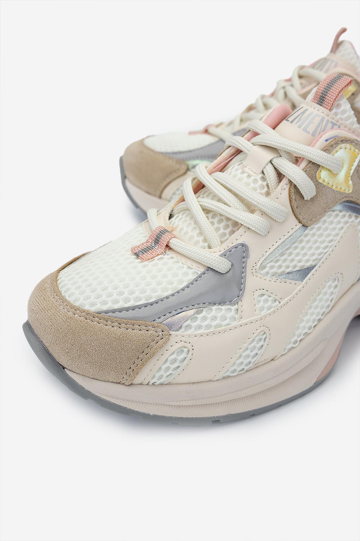 Valmenti Kadın Deri & Tekstil Bej Sneakers & Spor Ayakkabı