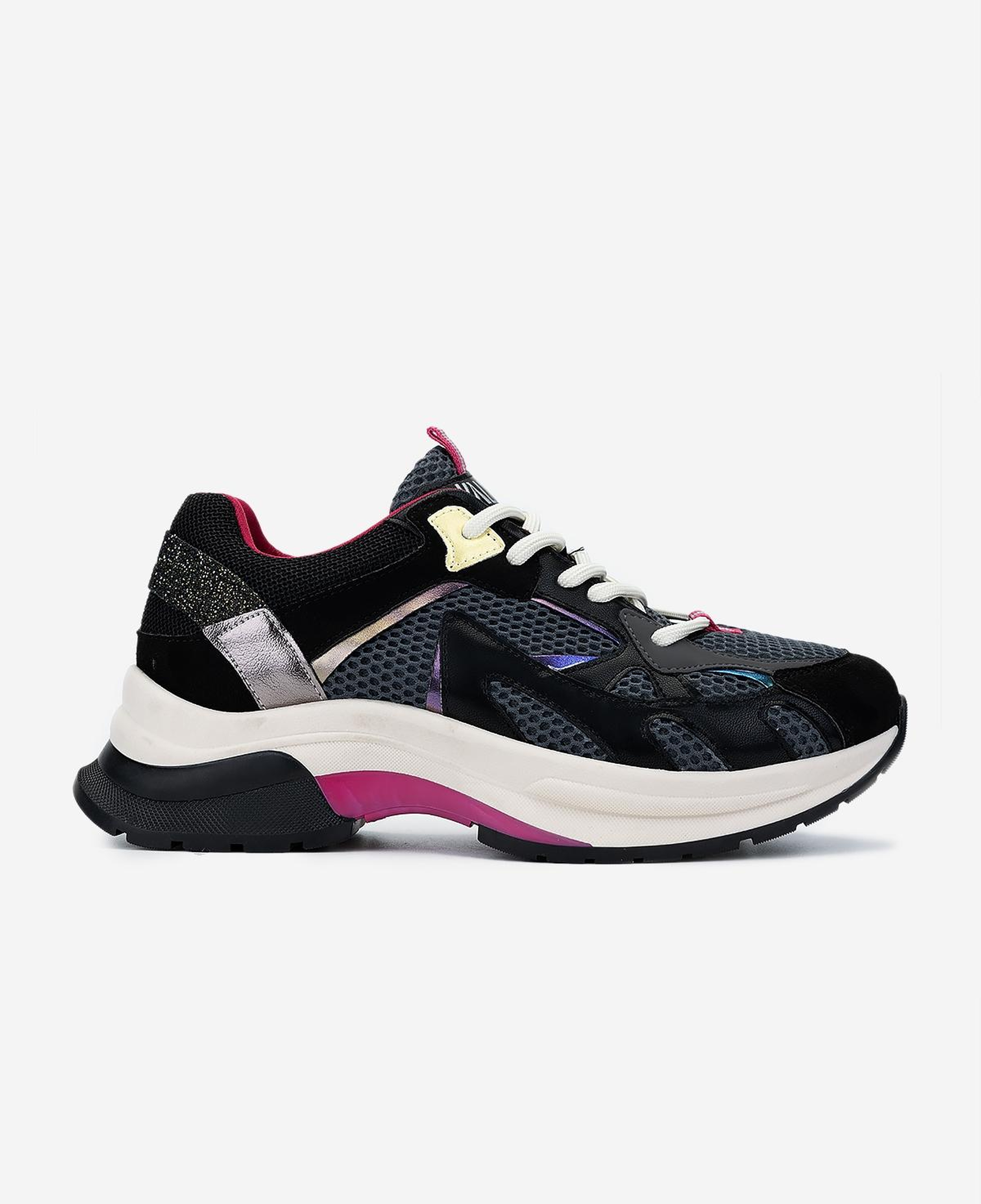 Valmenti Kadın Deri & Tekstil Siyah Sneakers & Spor Ayakkabı