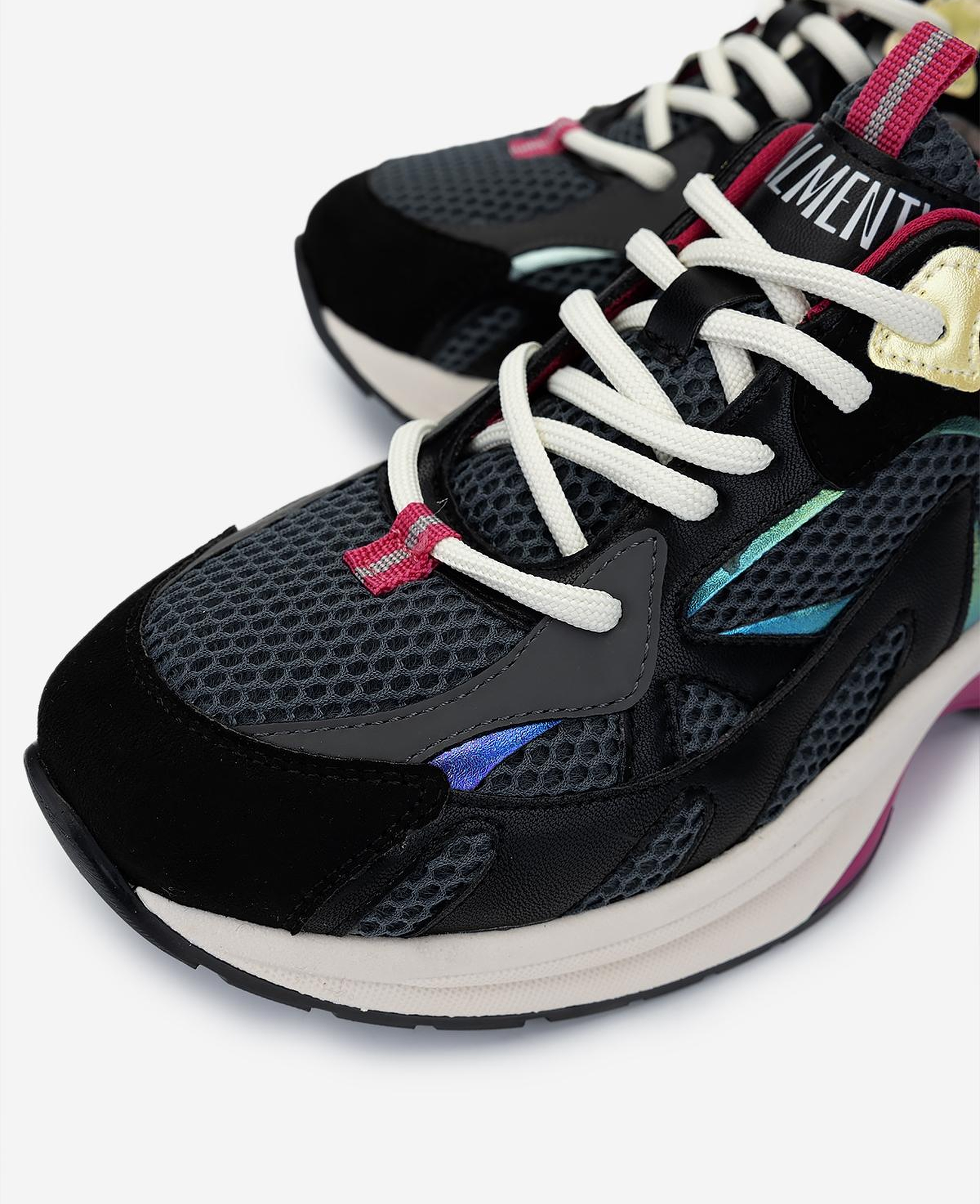 Valmenti Kadın Deri & Tekstil Siyah Sneakers & Spor Ayakkabı