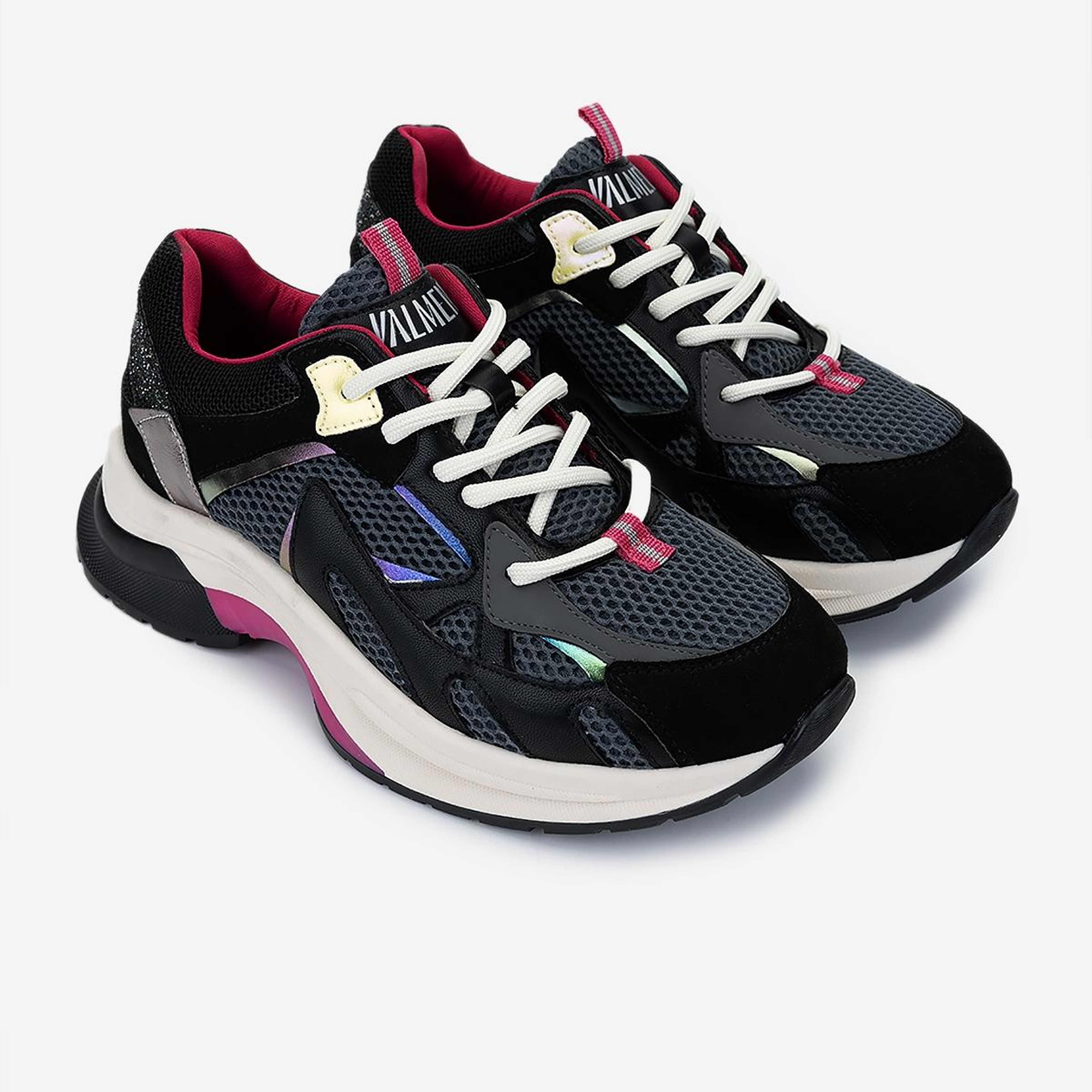 Valmenti Kadın Deri & Tekstil Siyah Sneakers & Spor Ayakkabı