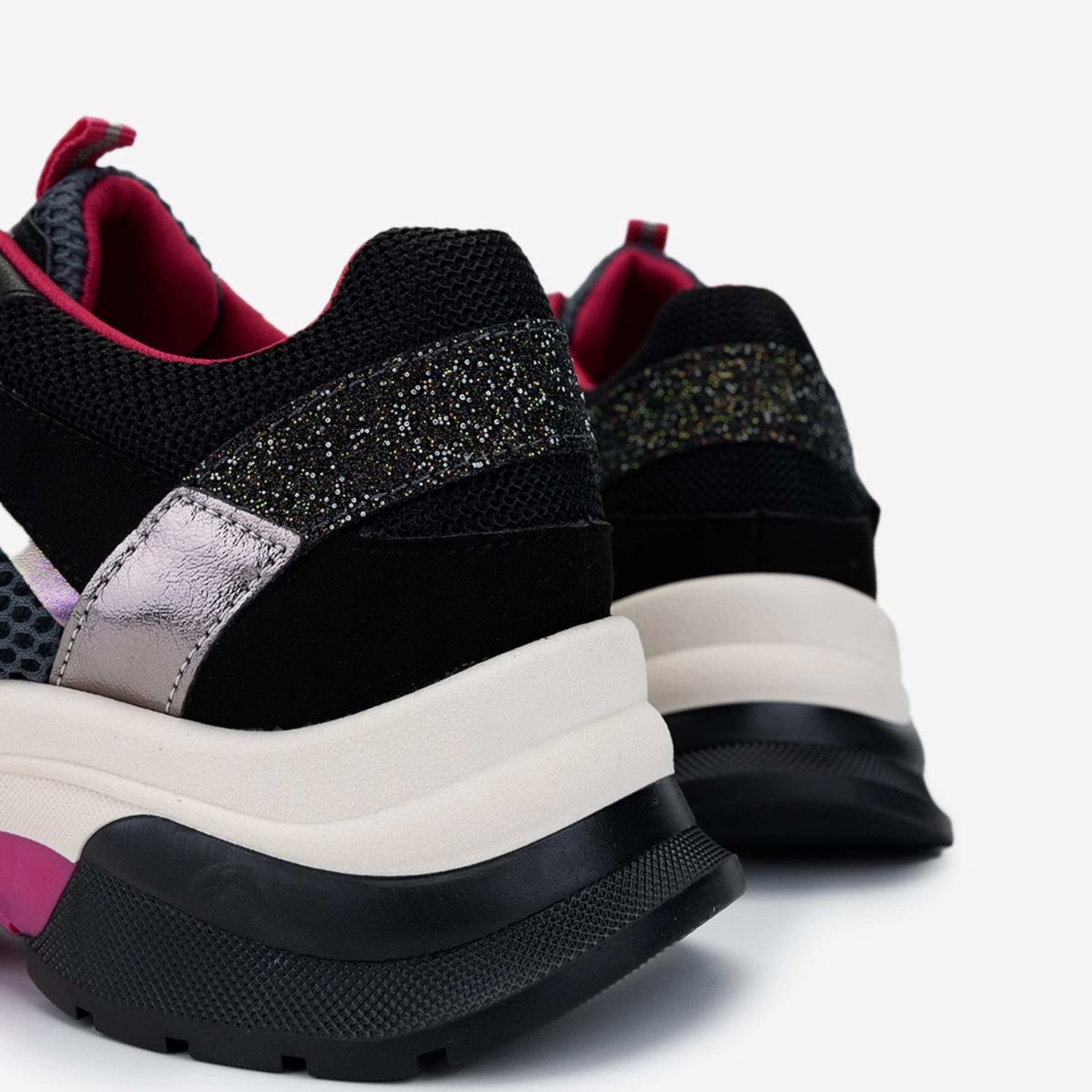 Valmenti Kadın Deri & Tekstil Siyah Sneakers & Spor Ayakkabı