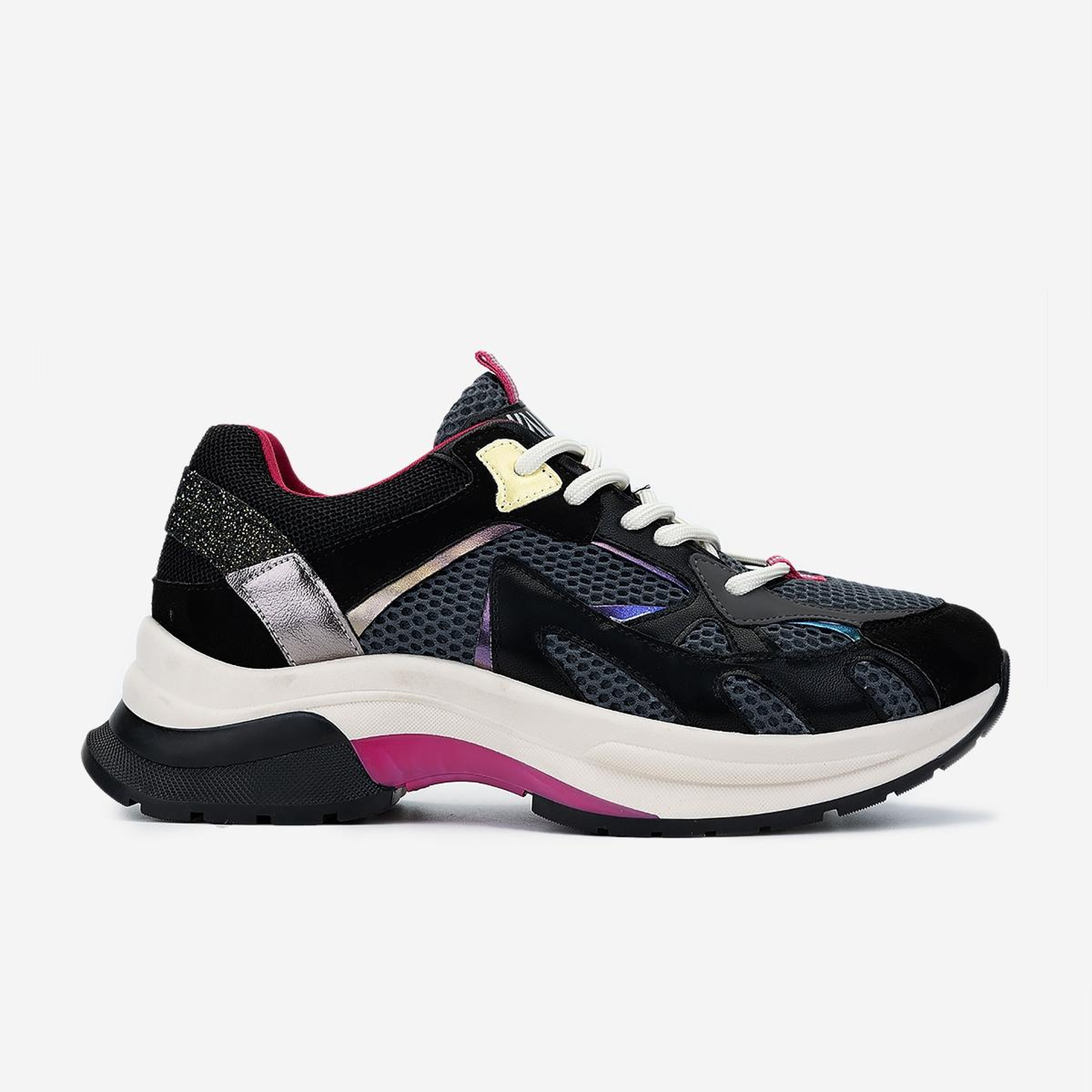 Valmenti Kadın Deri & Tekstil Siyah Sneakers & Spor Ayakkabı