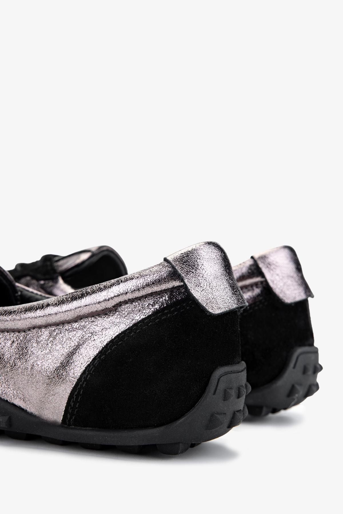 Valmenti Kadın Hakiki Deri Siyah Süet Sneakers & Spor Ayakkabı