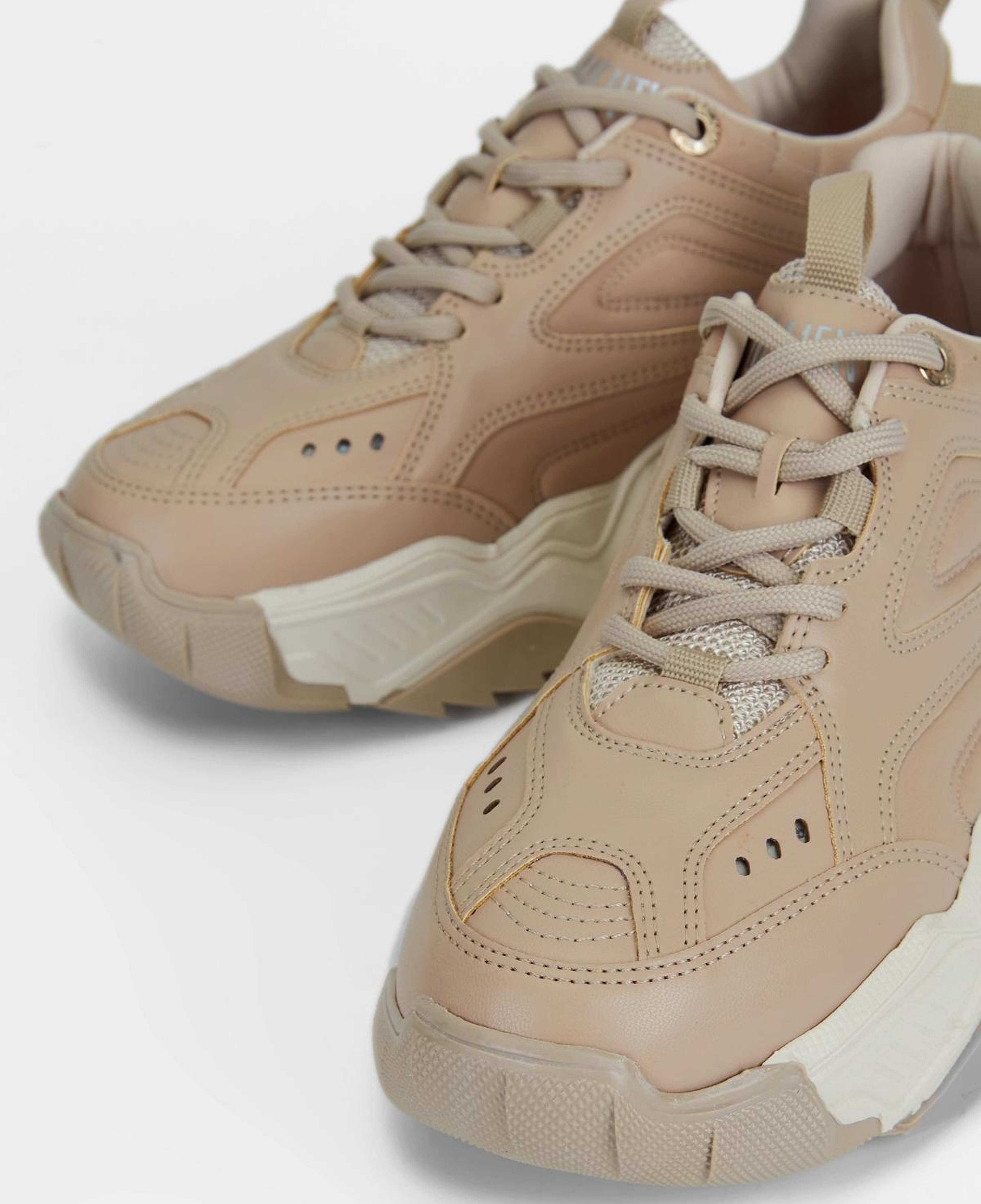 Valmenti Kadın Suni Deri Nude Sneakers & Spor Ayakkabı