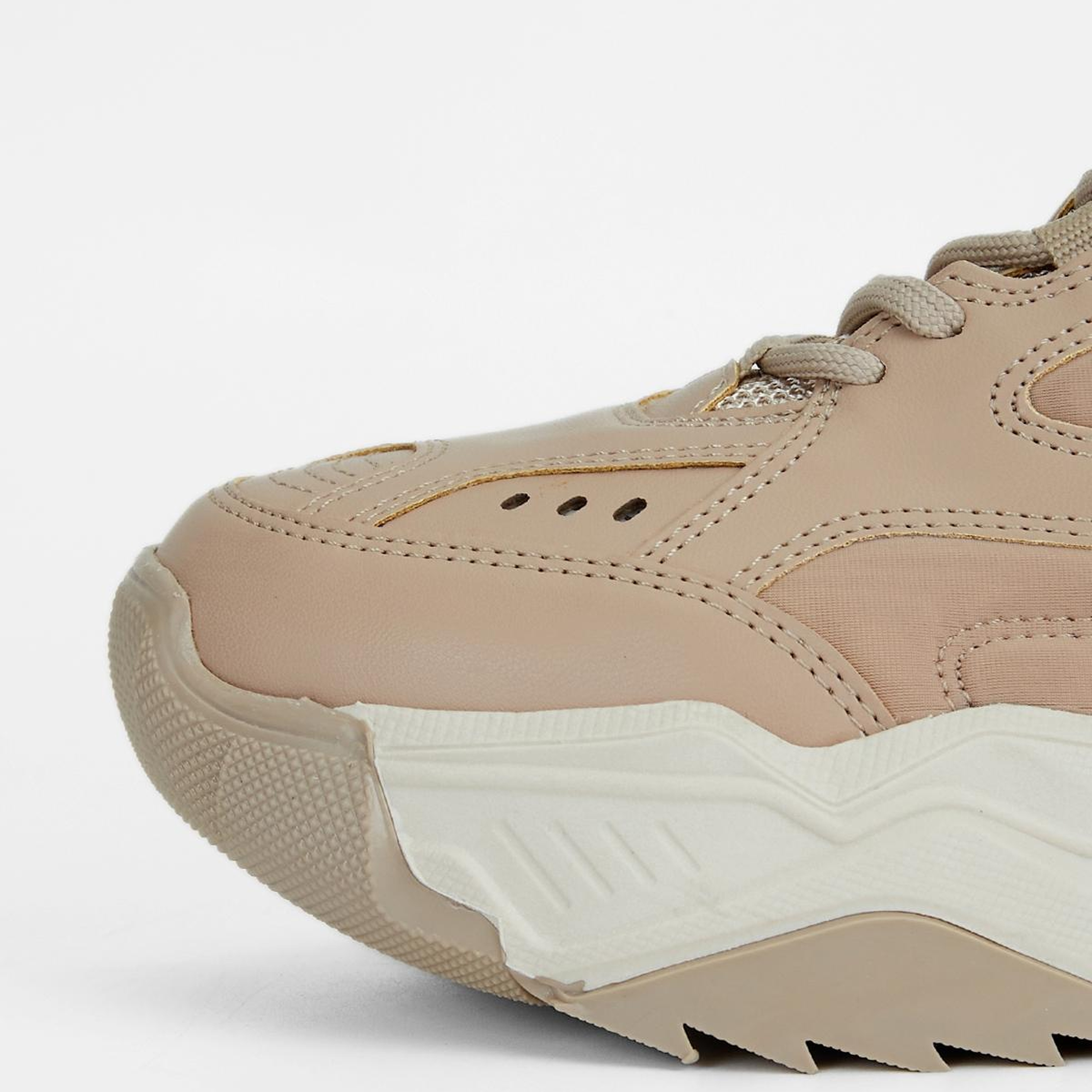 Valmenti Kadın Suni Deri Nude Sneakers & Spor Ayakkabı