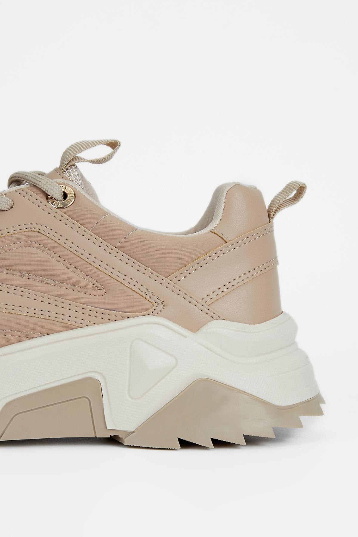 Valmenti Kadın Suni Deri Nude Sneakers & Spor Ayakkabı