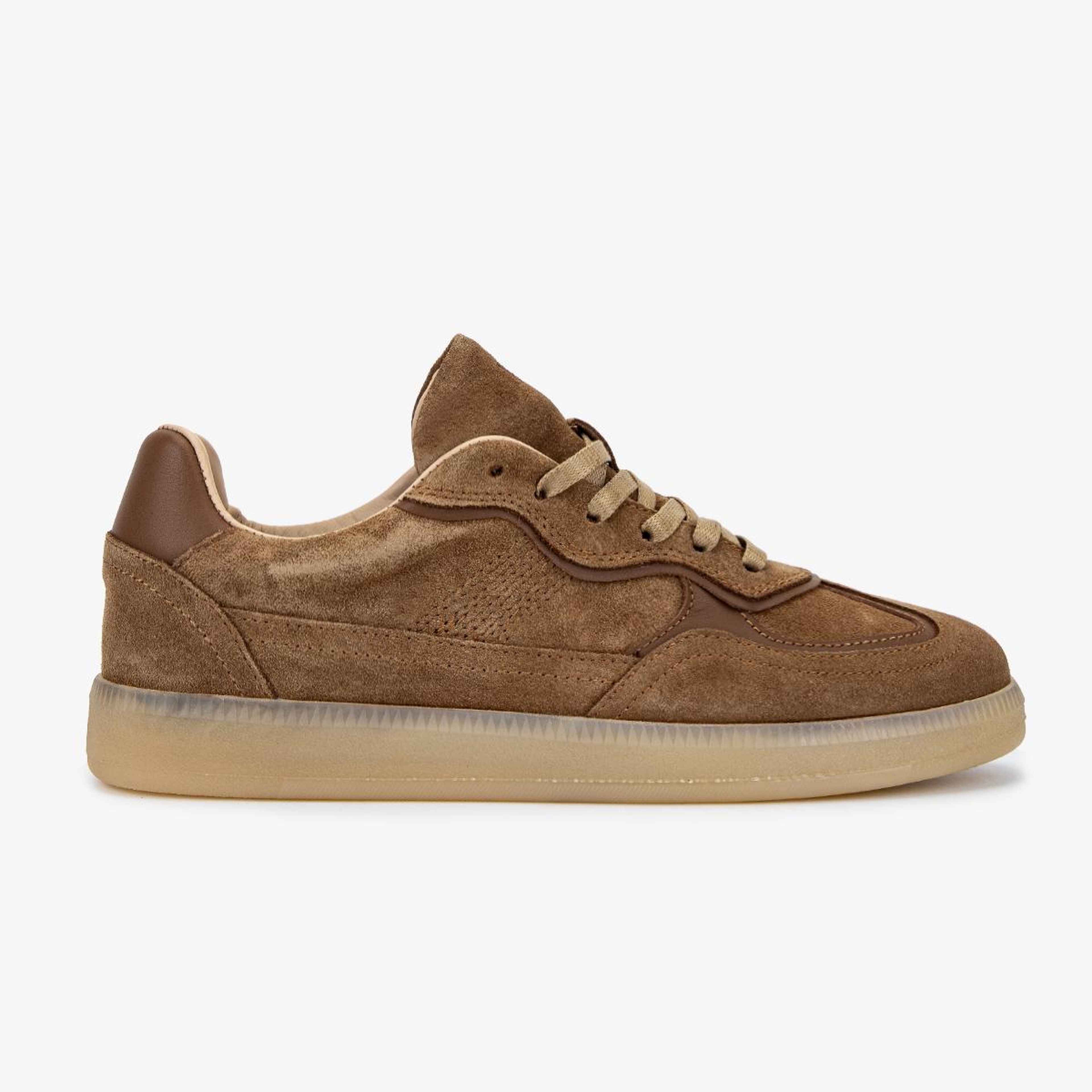 Valmenti Kadın Hakiki Deri Taba Süet Sneakers & Spor Ayakkabı