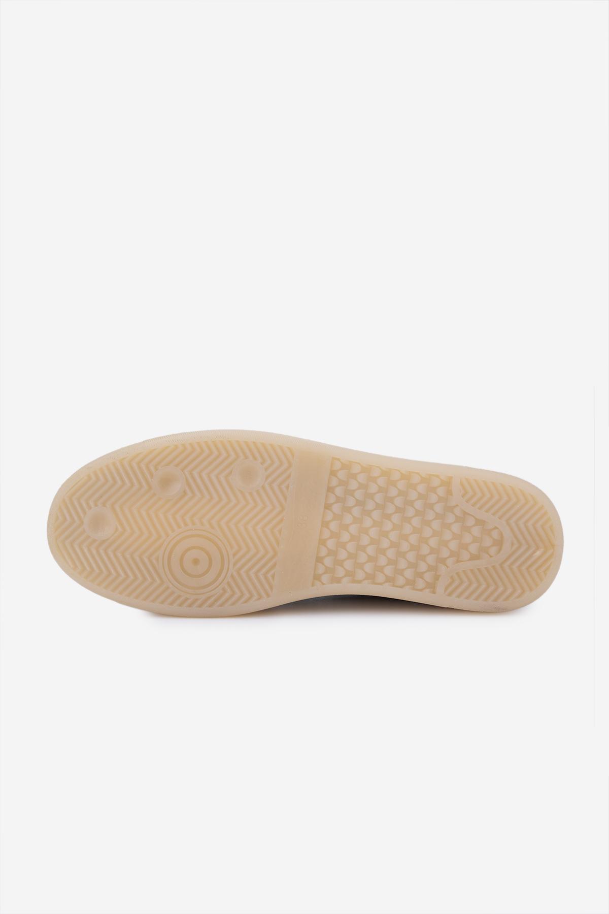 Valmenti Kadın Hakiki Deri Bej Sneakers & Spor Ayakkabı