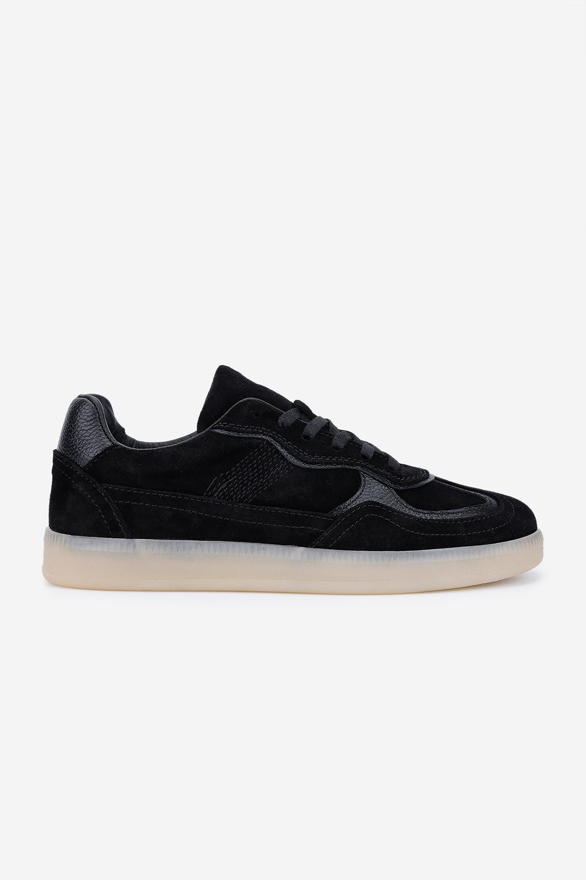 Valmenti Kadın Hakiki Deri Siyah Sneakers & Spor Ayakkabı