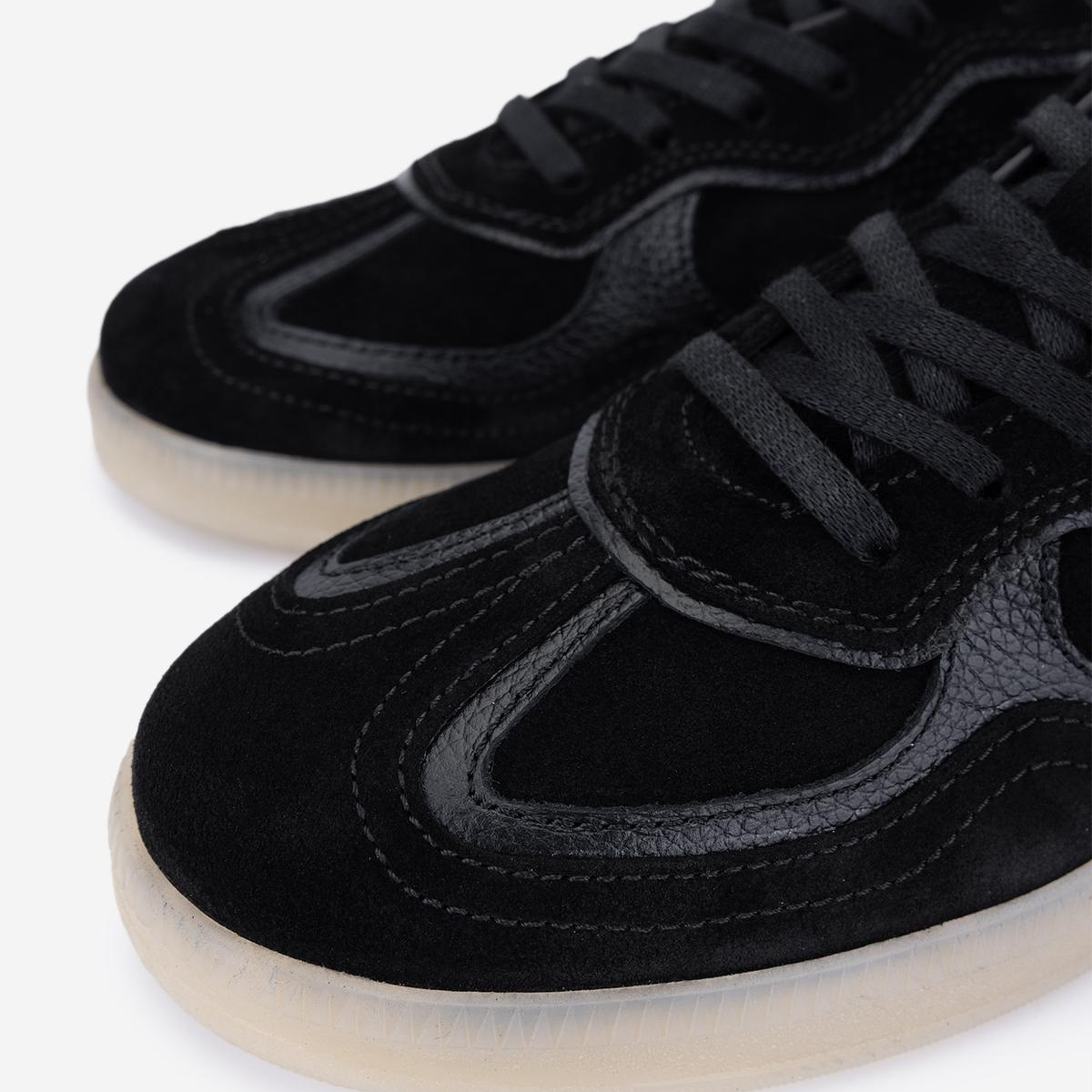 Valmenti Kadın Hakiki Deri Siyah Sneakers & Spor Ayakkabı