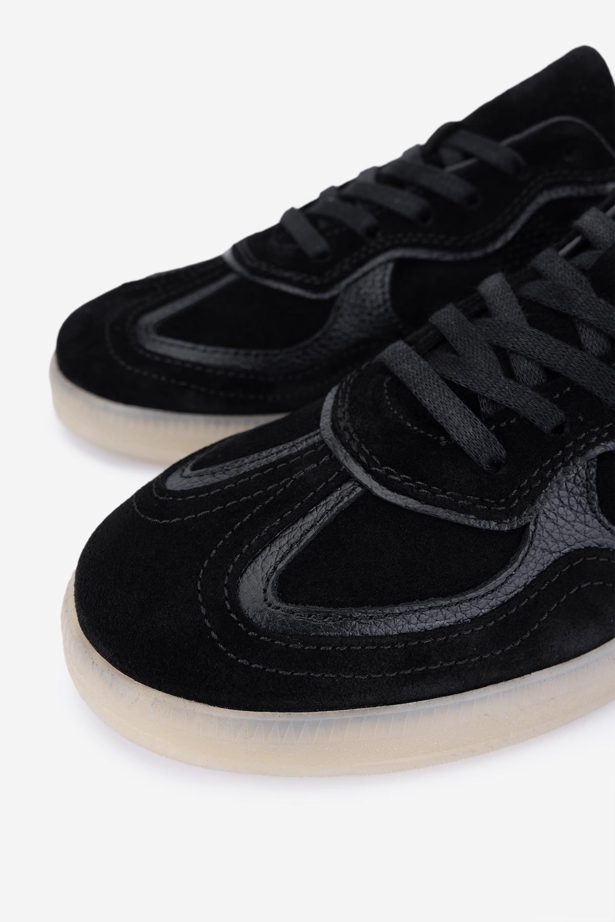 Valmenti Kadın Hakiki Deri Siyah Sneakers & Spor Ayakkabı