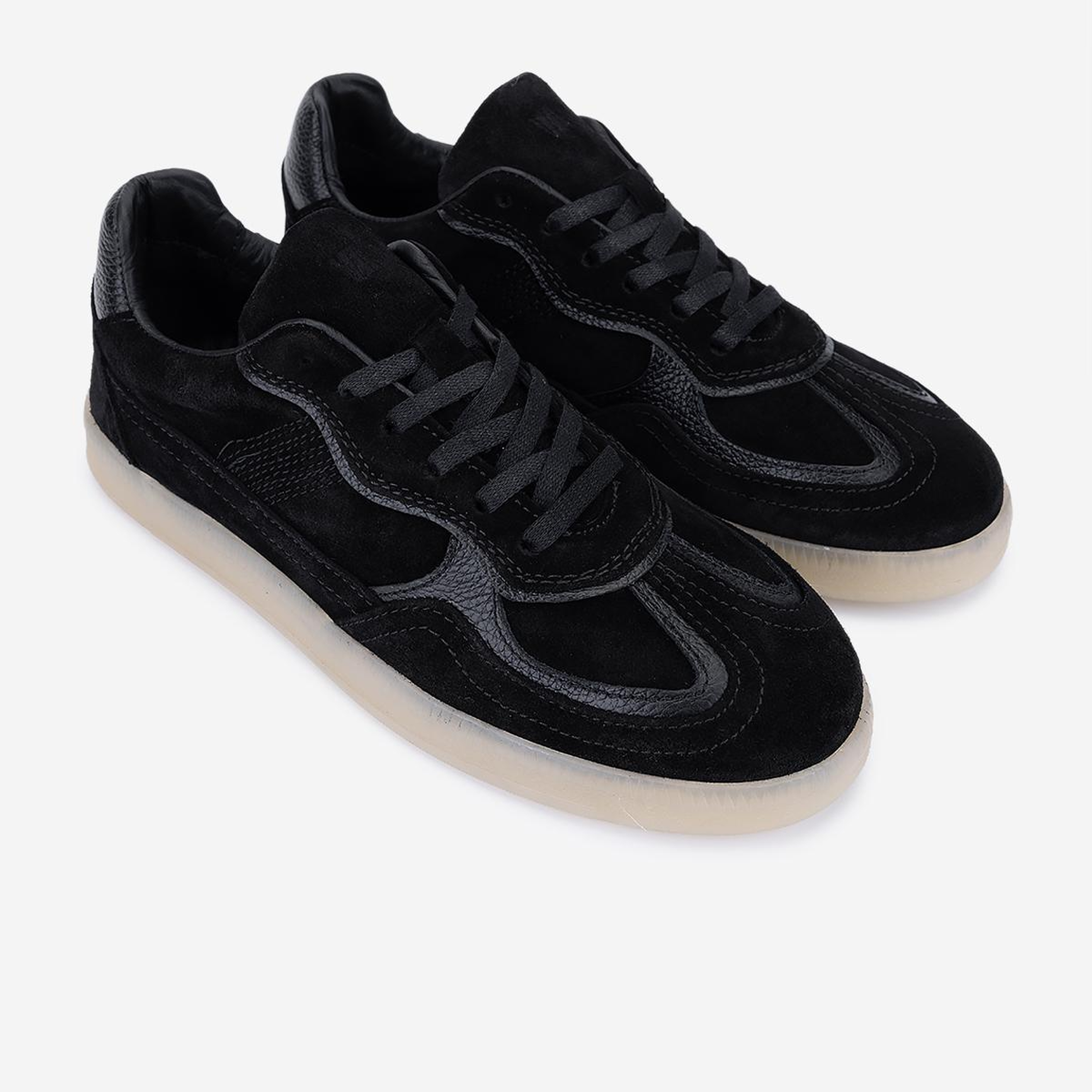 Valmenti Kadın Hakiki Deri Siyah Sneakers & Spor Ayakkabı