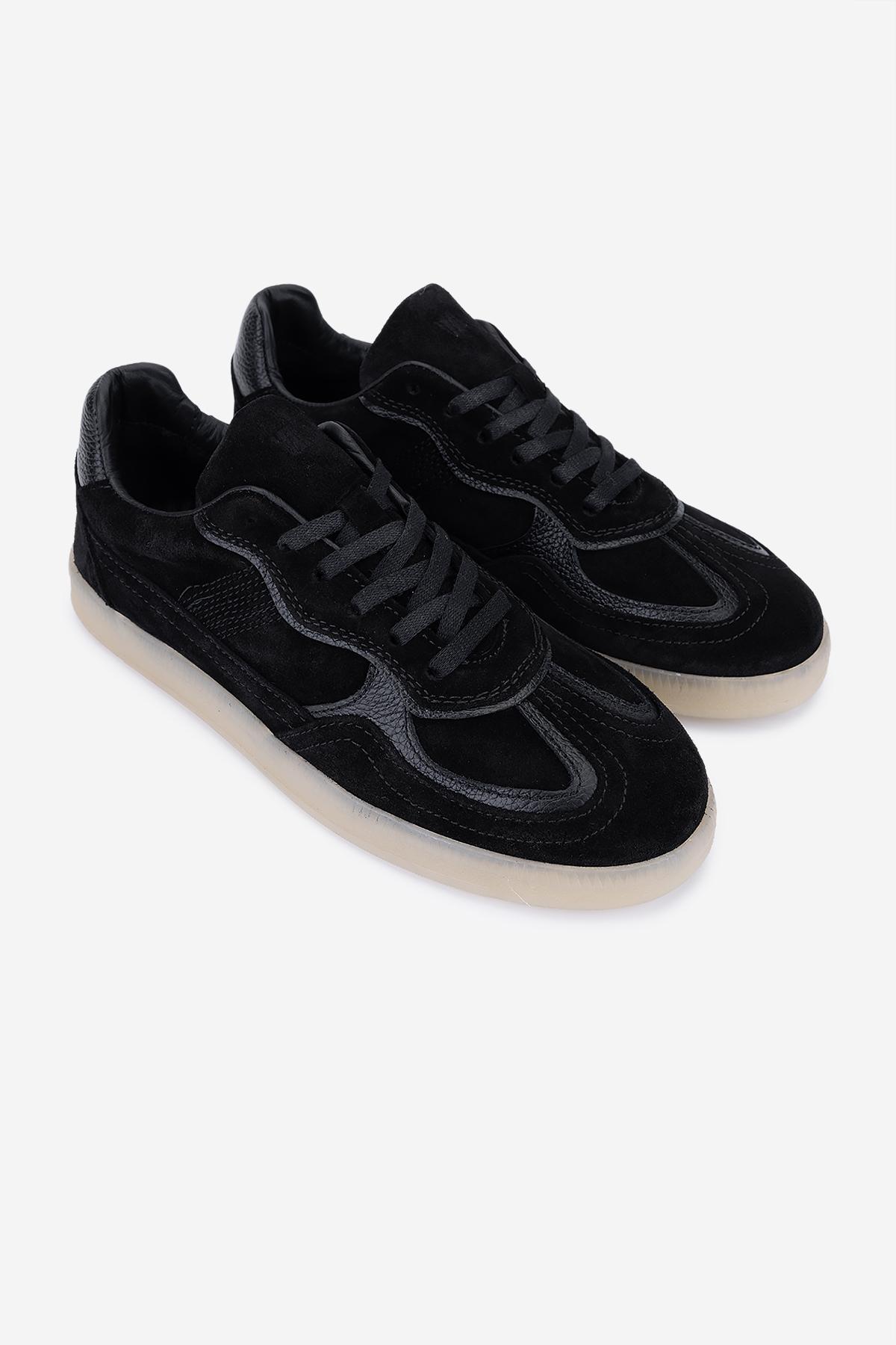 Valmenti Kadın Hakiki Deri Siyah Sneakers & Spor Ayakkabı