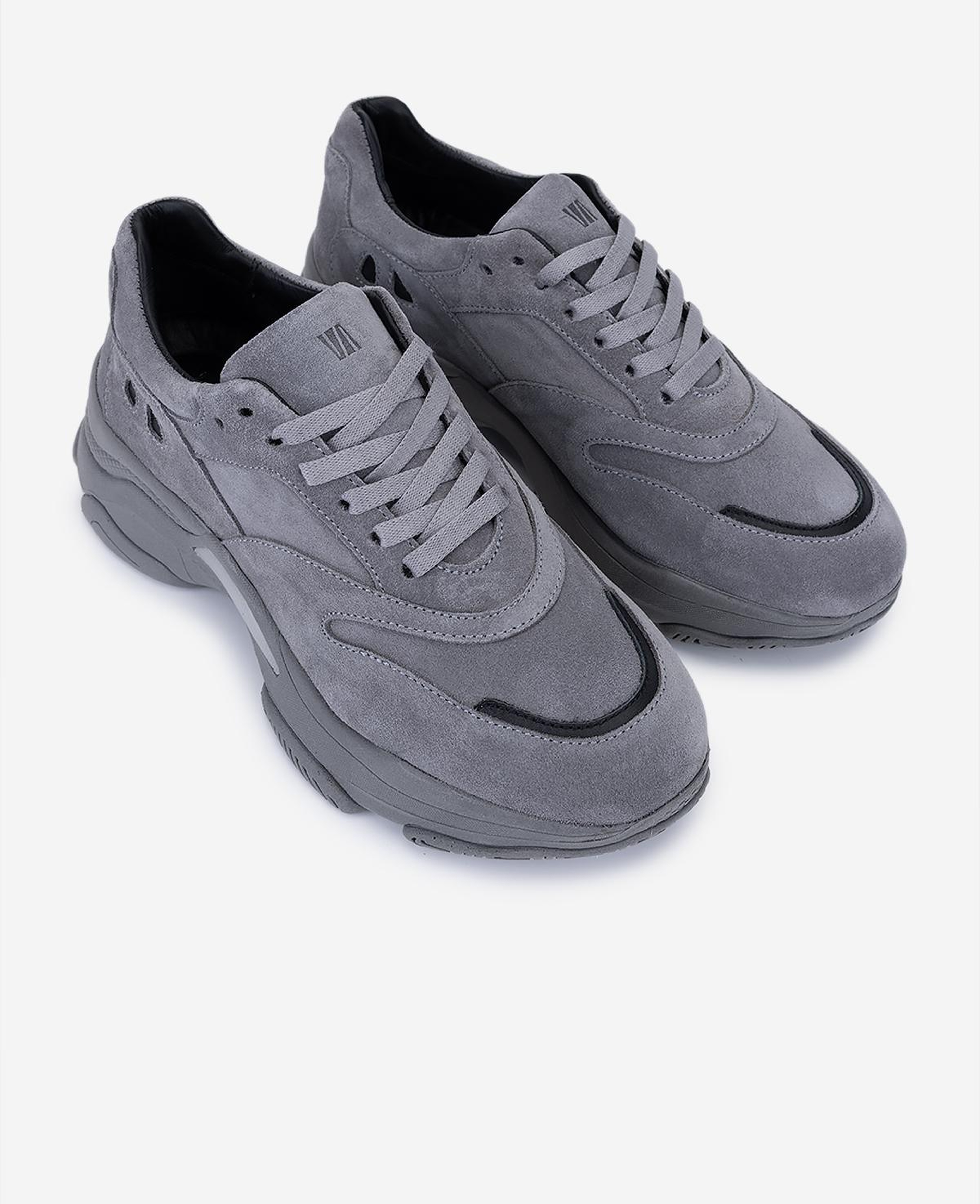 Valmenti Kadın Hakiki Deri Gri Sneakers & Spor Ayakkabı