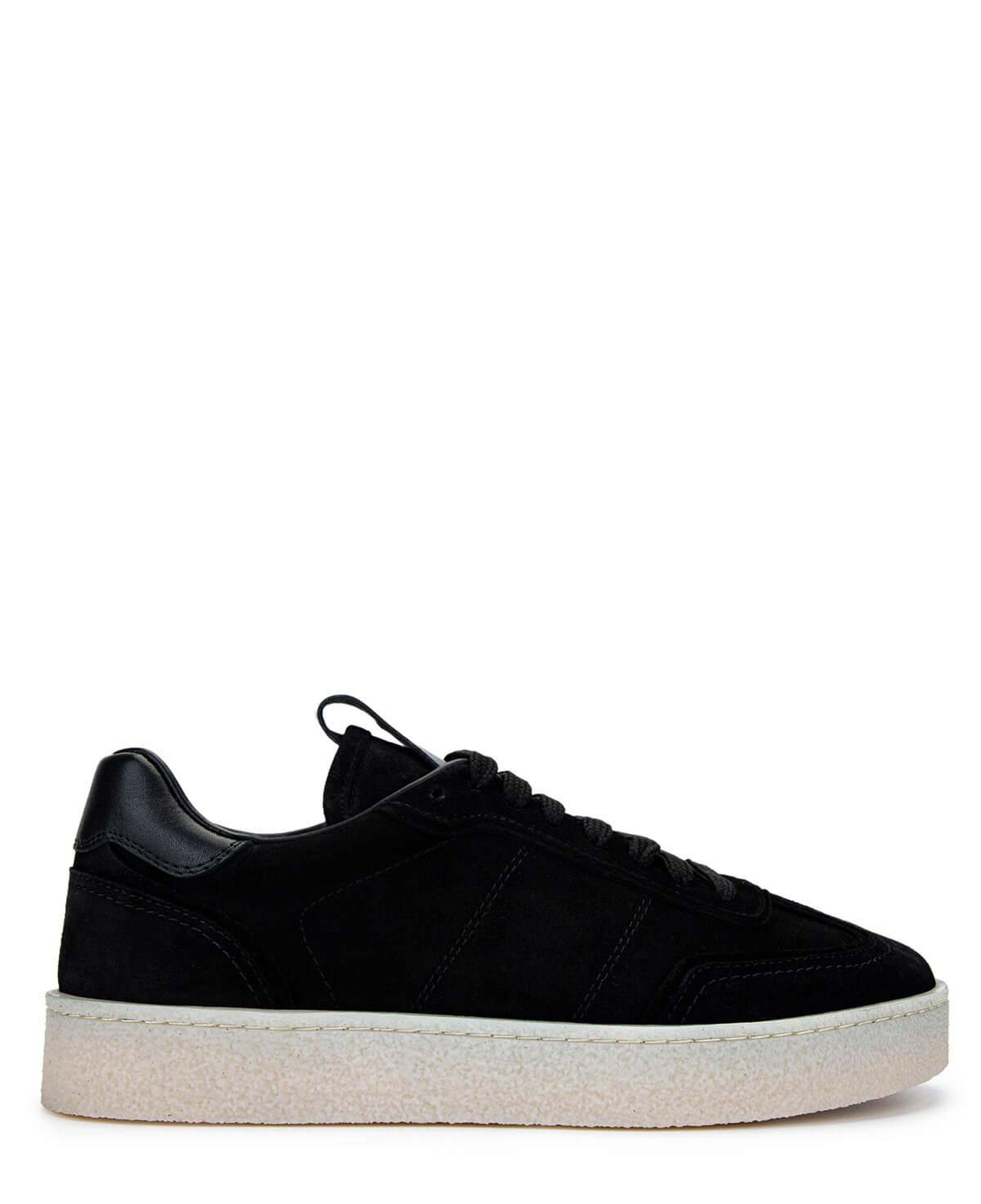 Tamer Tanca Erkek Hakiki Deri Siyah Süet Sneakers & Spor Ayakkabı