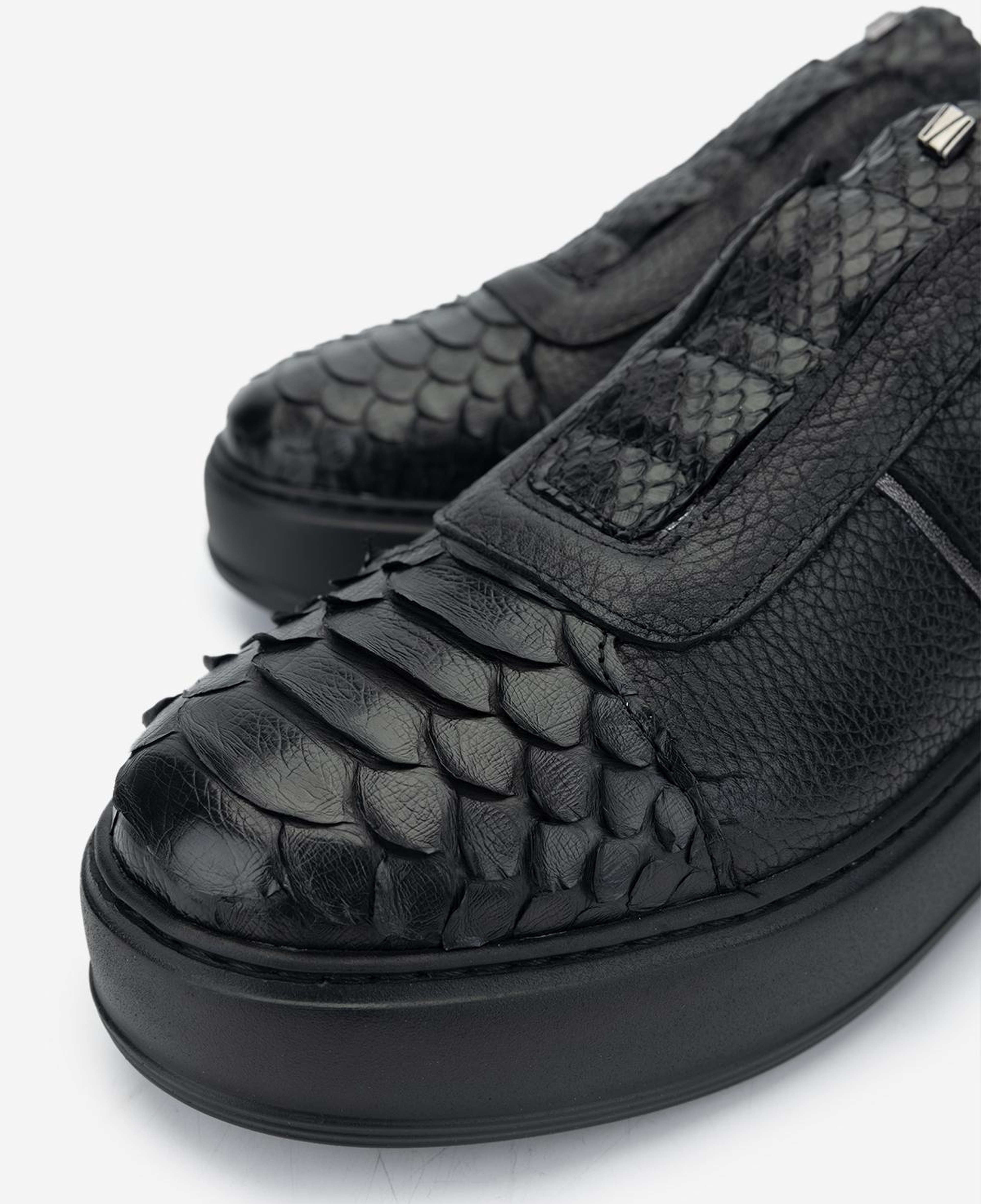 Valmenti Kadın Hakiki Deri Siyah Sneakers & Spor Ayakkabı