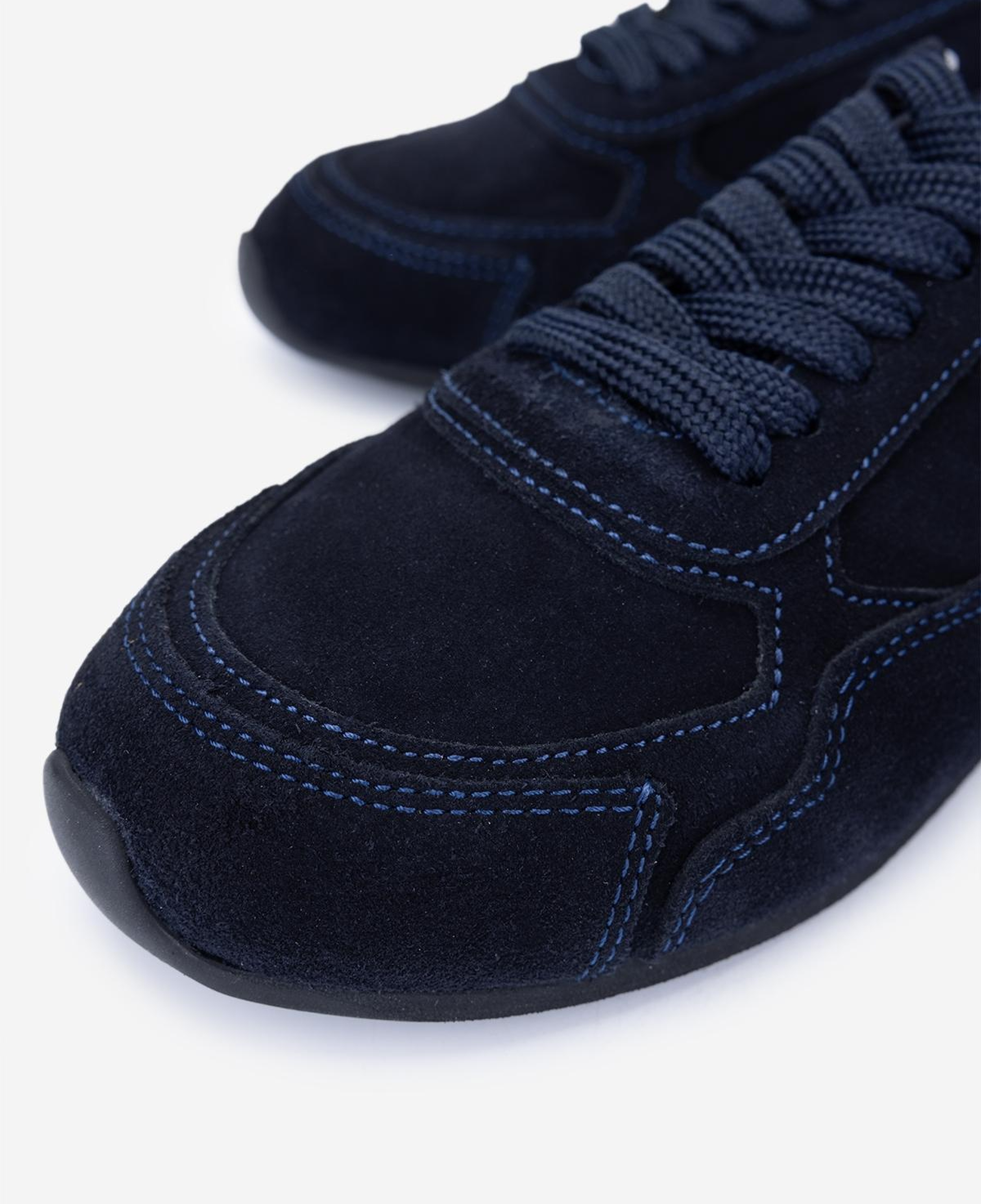 Valmenti Kadın Hakiki Deri Lacivert Süet Sneakers & Spor Ayakkabı