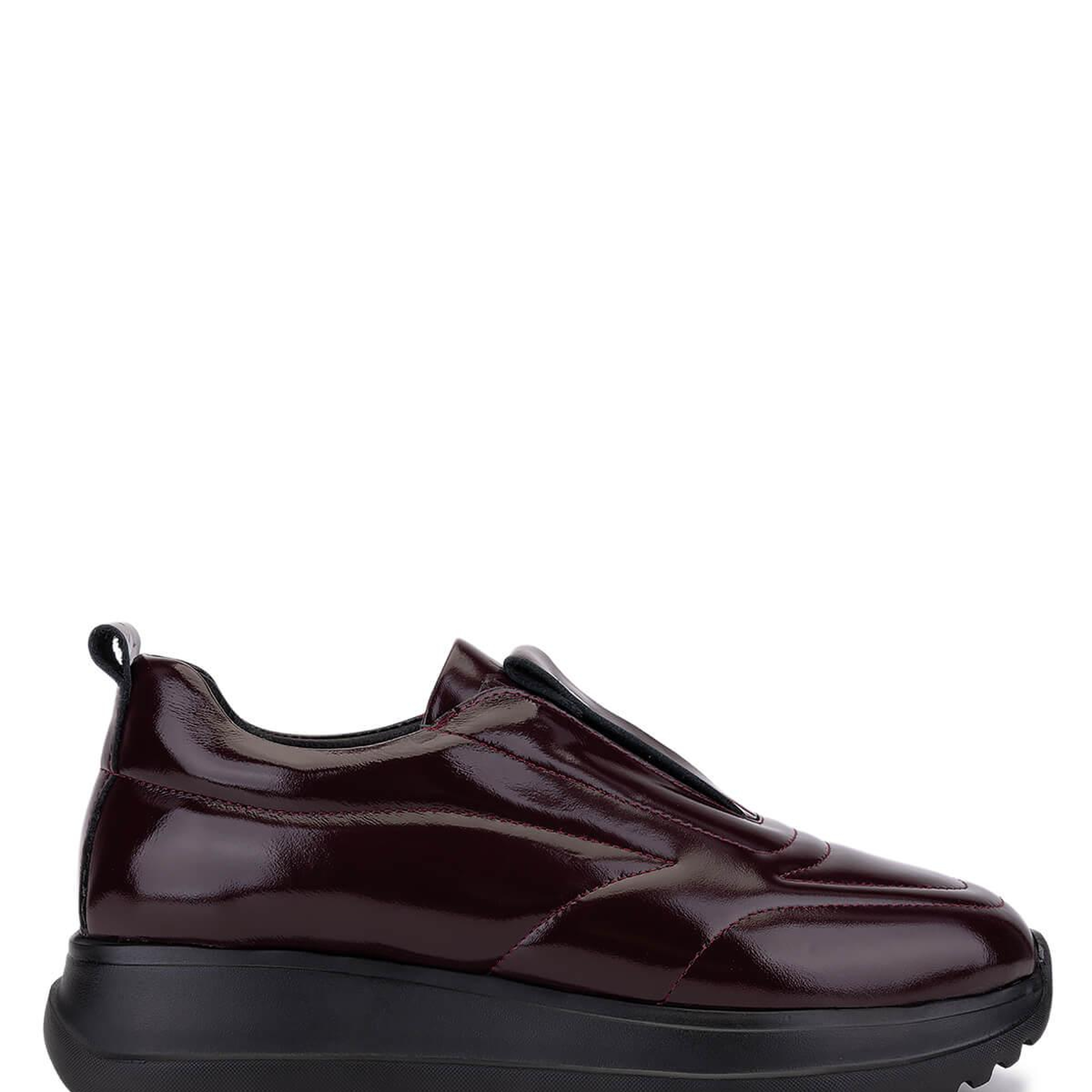 Tamer Tanca Kadın Hakiki Deri Bordo Sneakers & Spor Ayakkabı