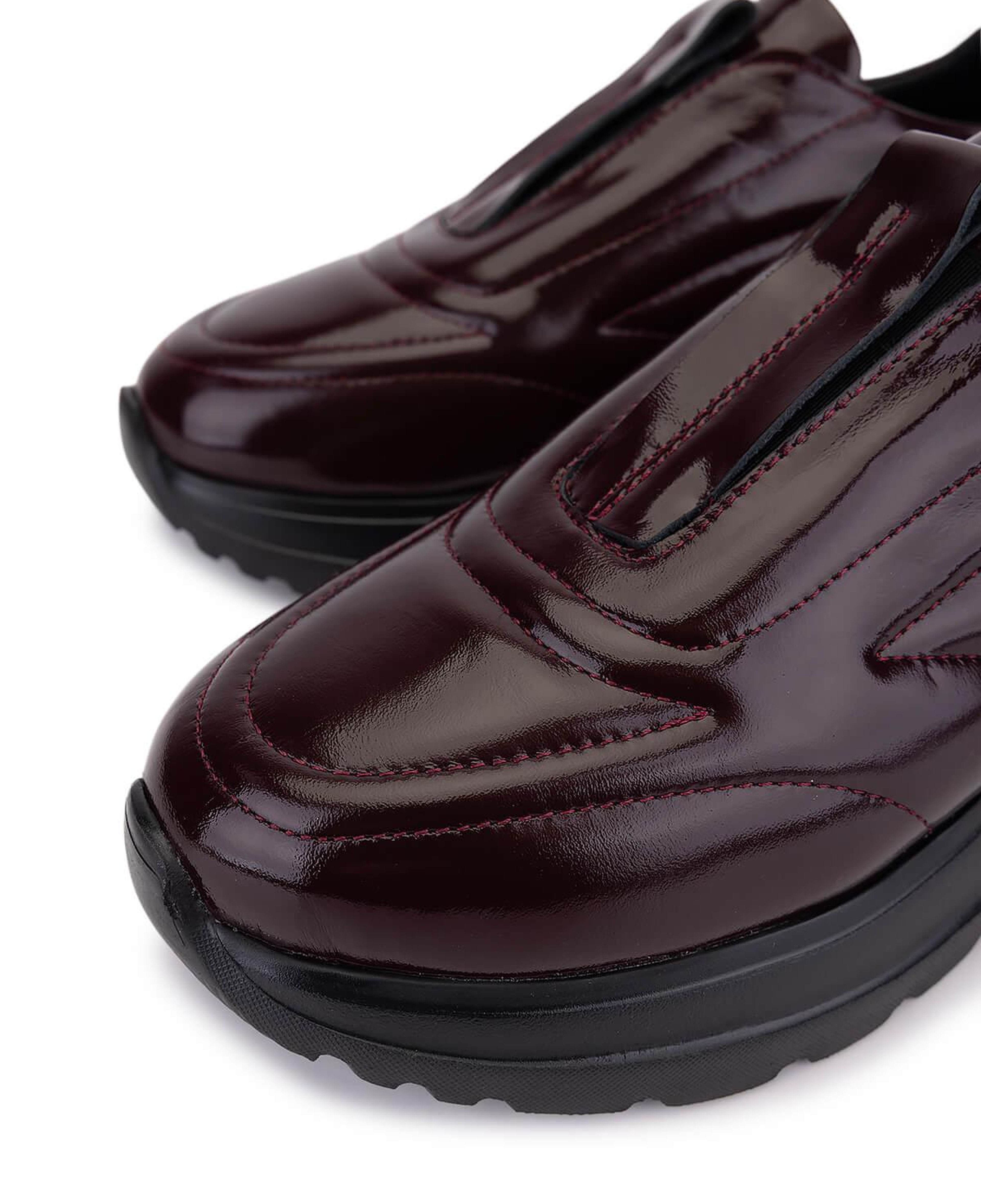Tamer Tanca Kadın Hakiki Deri Bordo Sneakers & Spor Ayakkabı