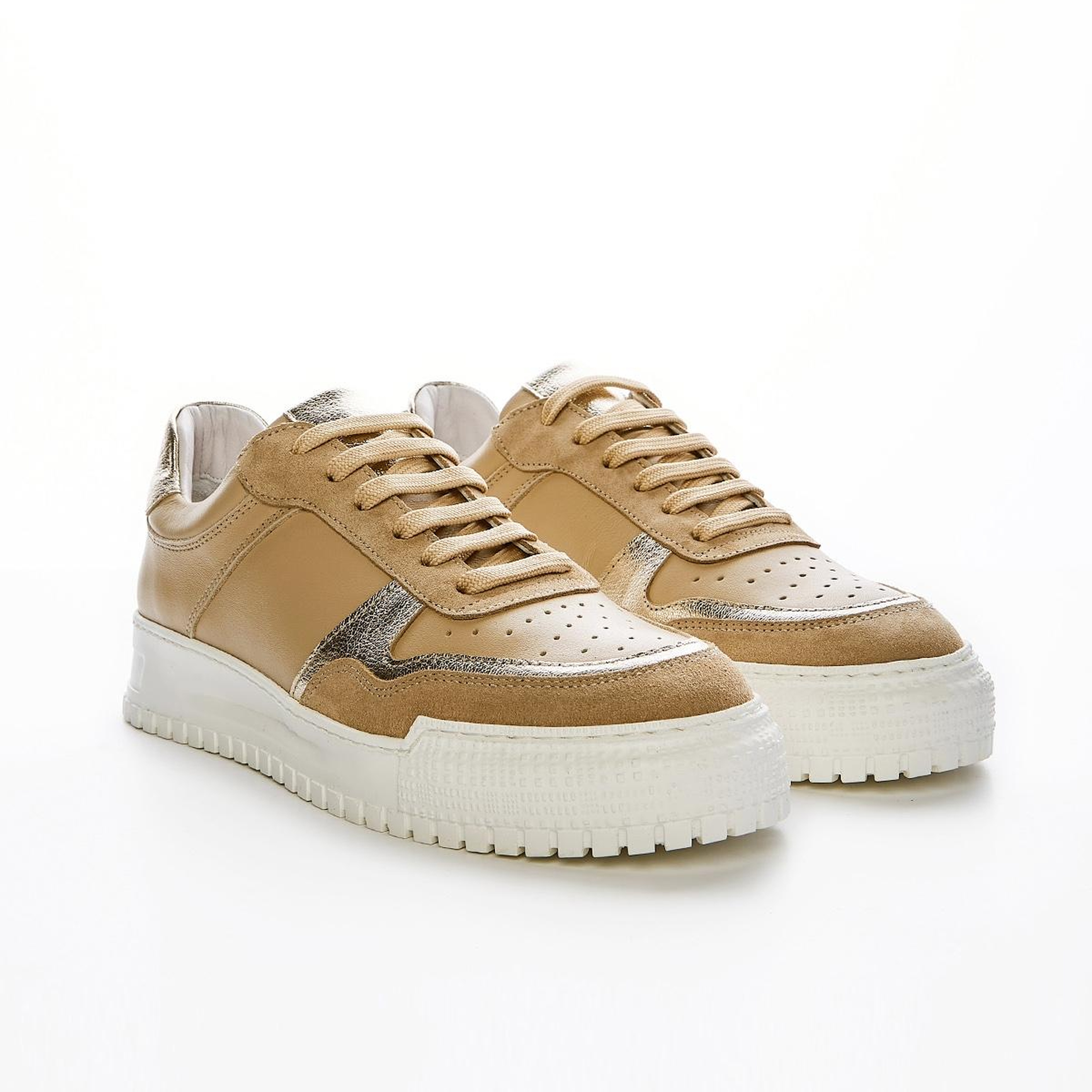 Valmenti Kadın Hakiki Deri Nude Multi Sneakers & Spor Ayakkabı