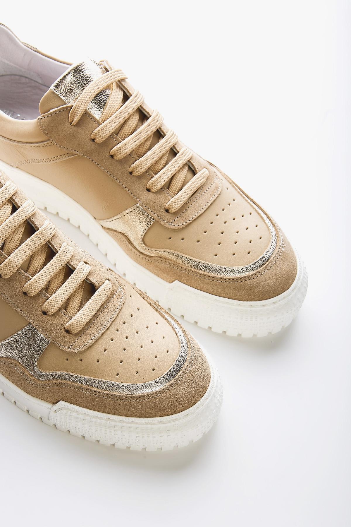 Valmenti Kadın Hakiki Deri Nude Multi Sneakers & Spor Ayakkabı