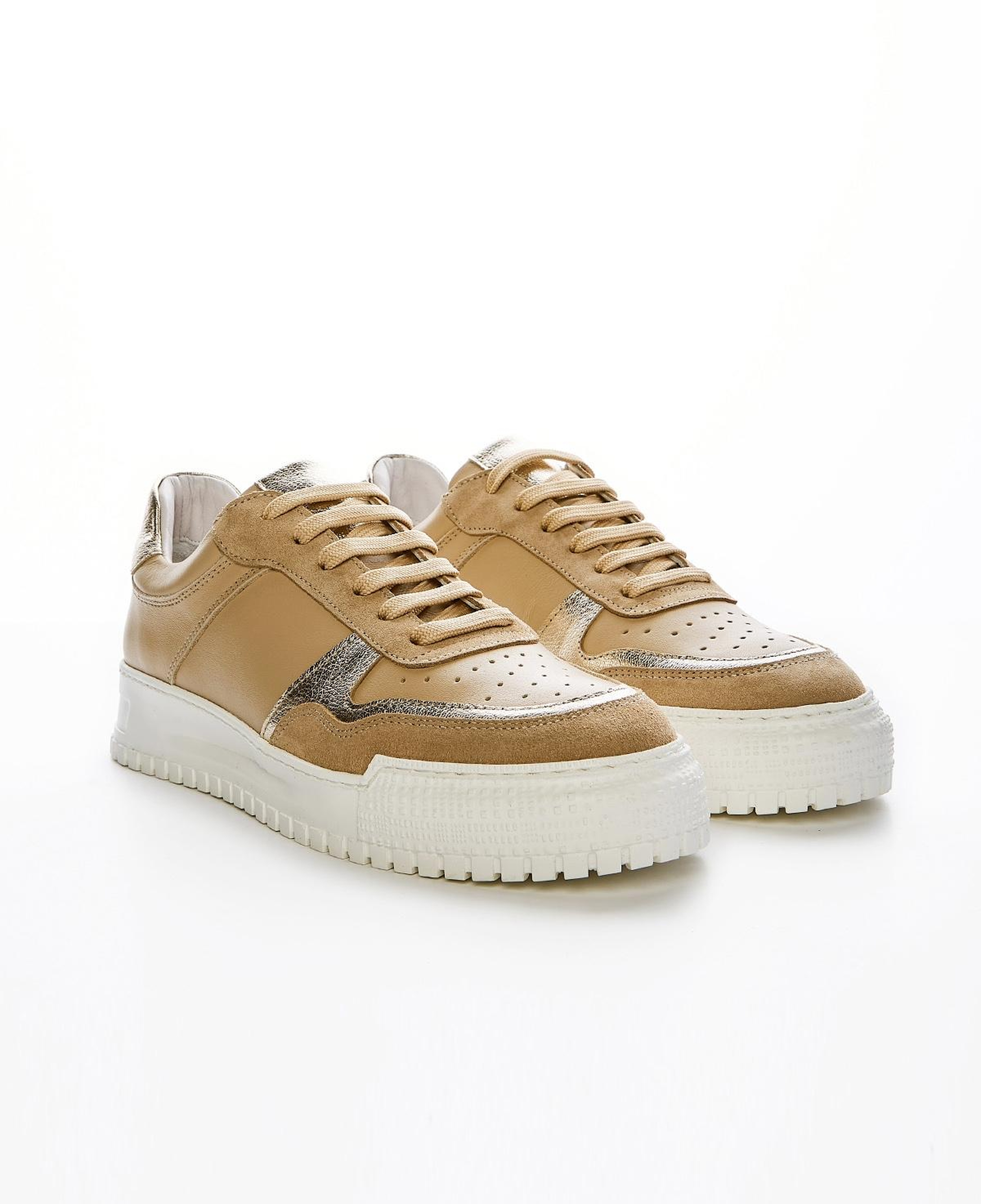 Valmenti Kadın Hakiki Deri Nude Multi Sneakers & Spor Ayakkabı