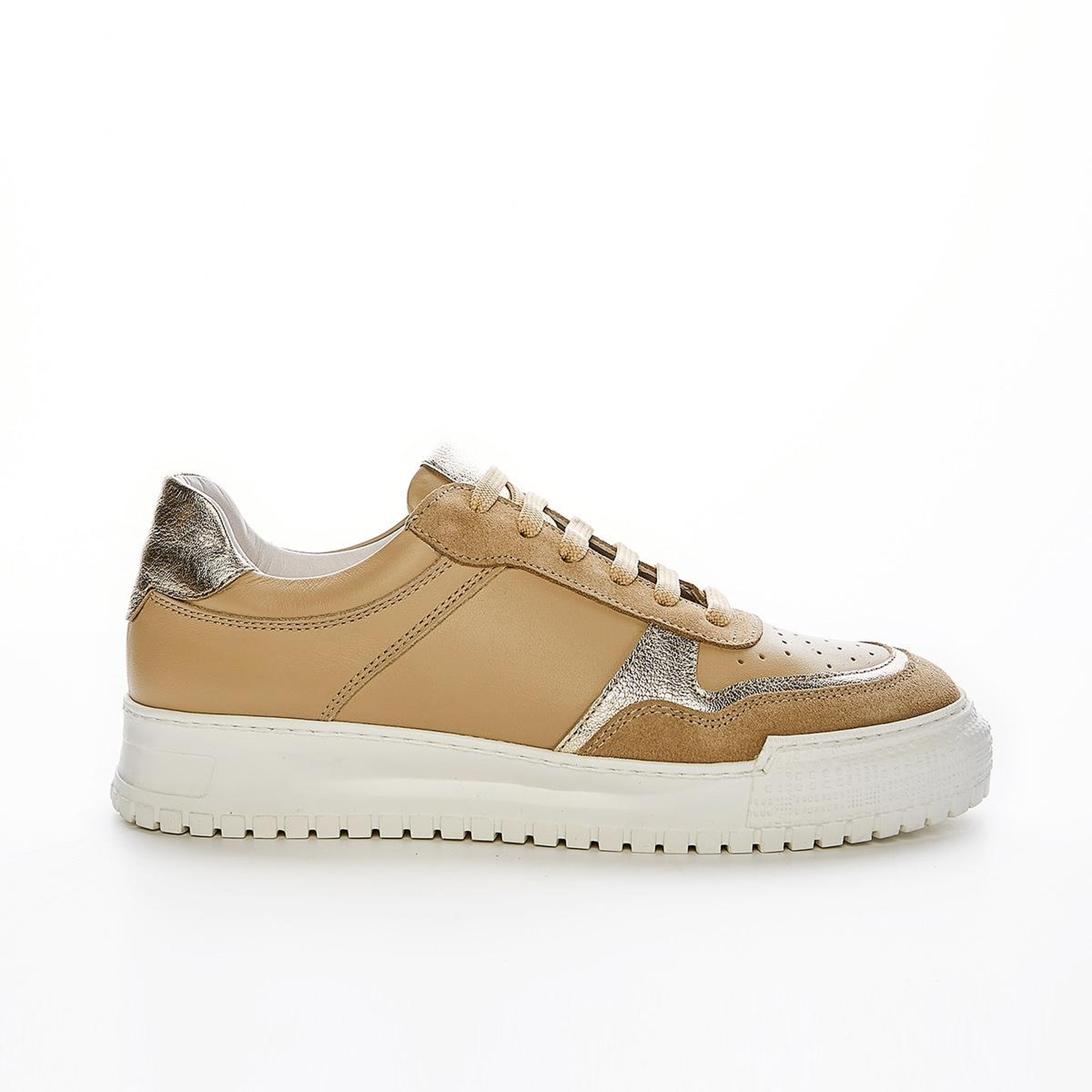 Valmenti Kadın Hakiki Deri Nude Multi Sneakers & Spor Ayakkabı