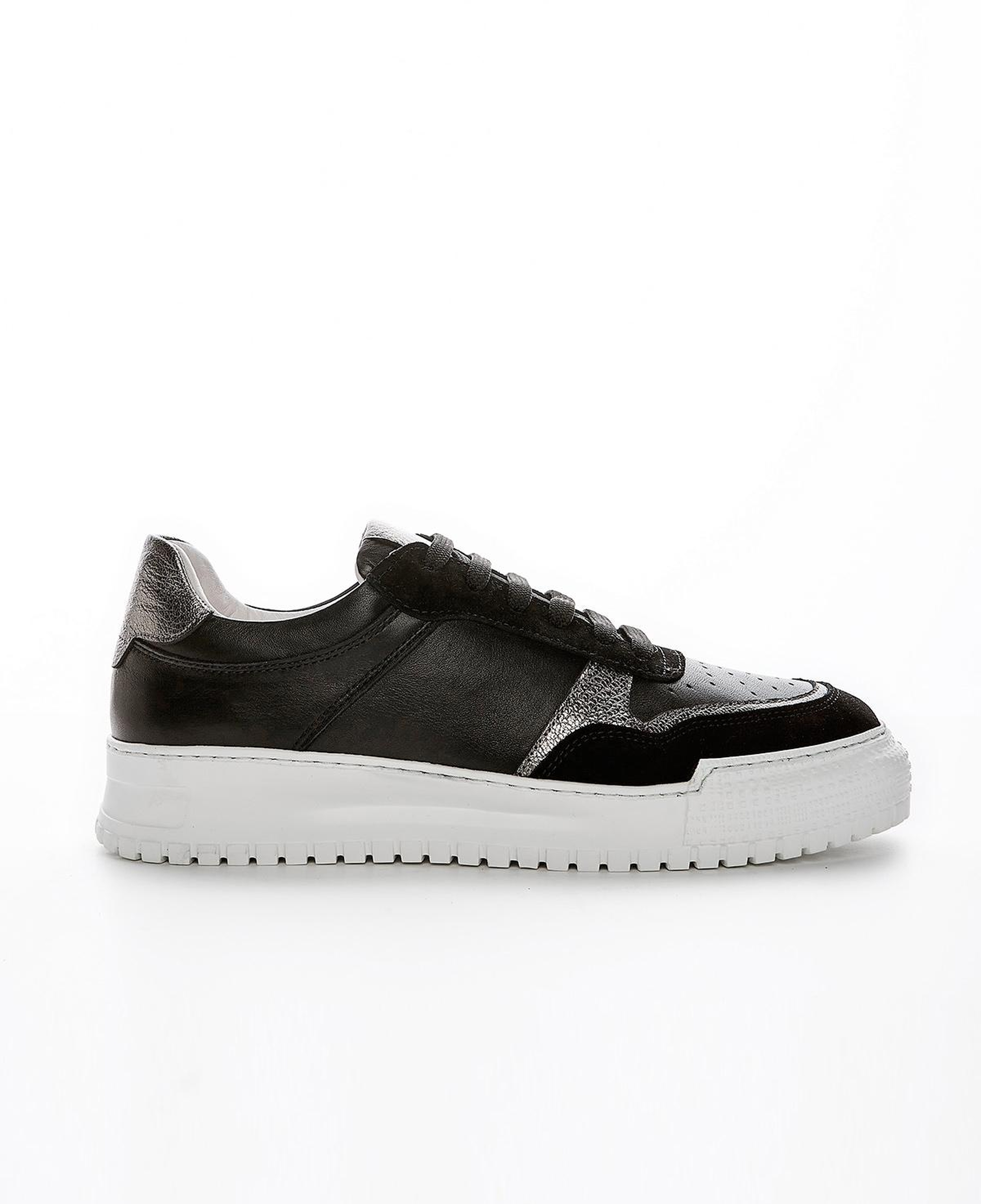 Valmenti Kadın Hakiki Deri Siyah Multi Sneakers & Spor Ayakkabı