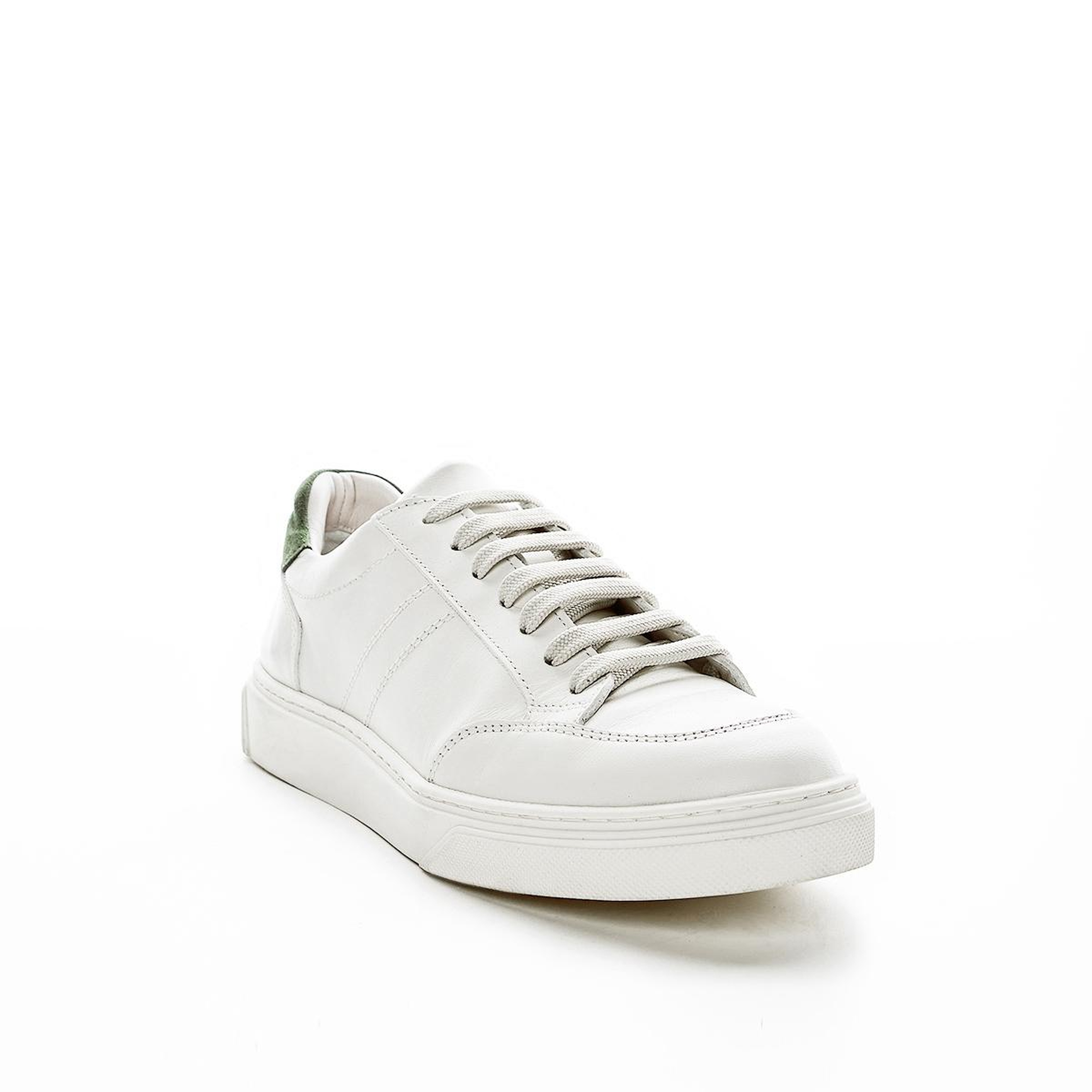 Valmenti Kadın Hakiki Deri Beyaz/Yeşil Sneakers & Spor Ayakkabı