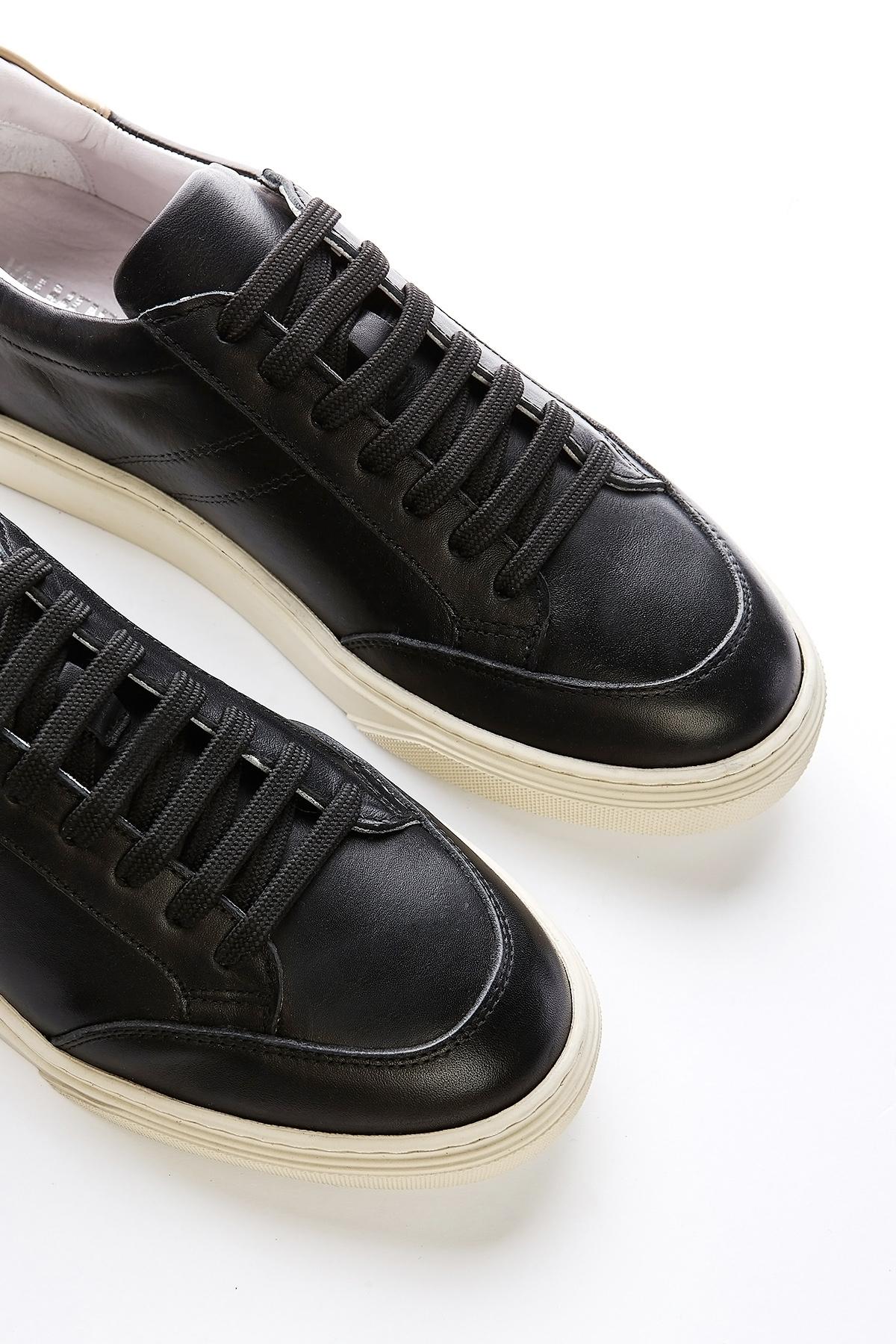 Valmenti Kadın Hakiki Deri Siyah/Nude Sneakers & Spor Ayakkabı