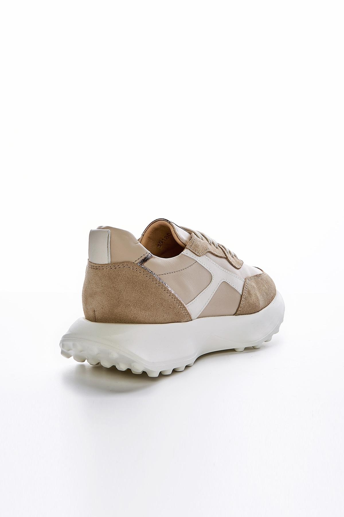 Valmenti Kadın Hakiki Deri Latte Multi Sneakers & Spor Ayakkabı