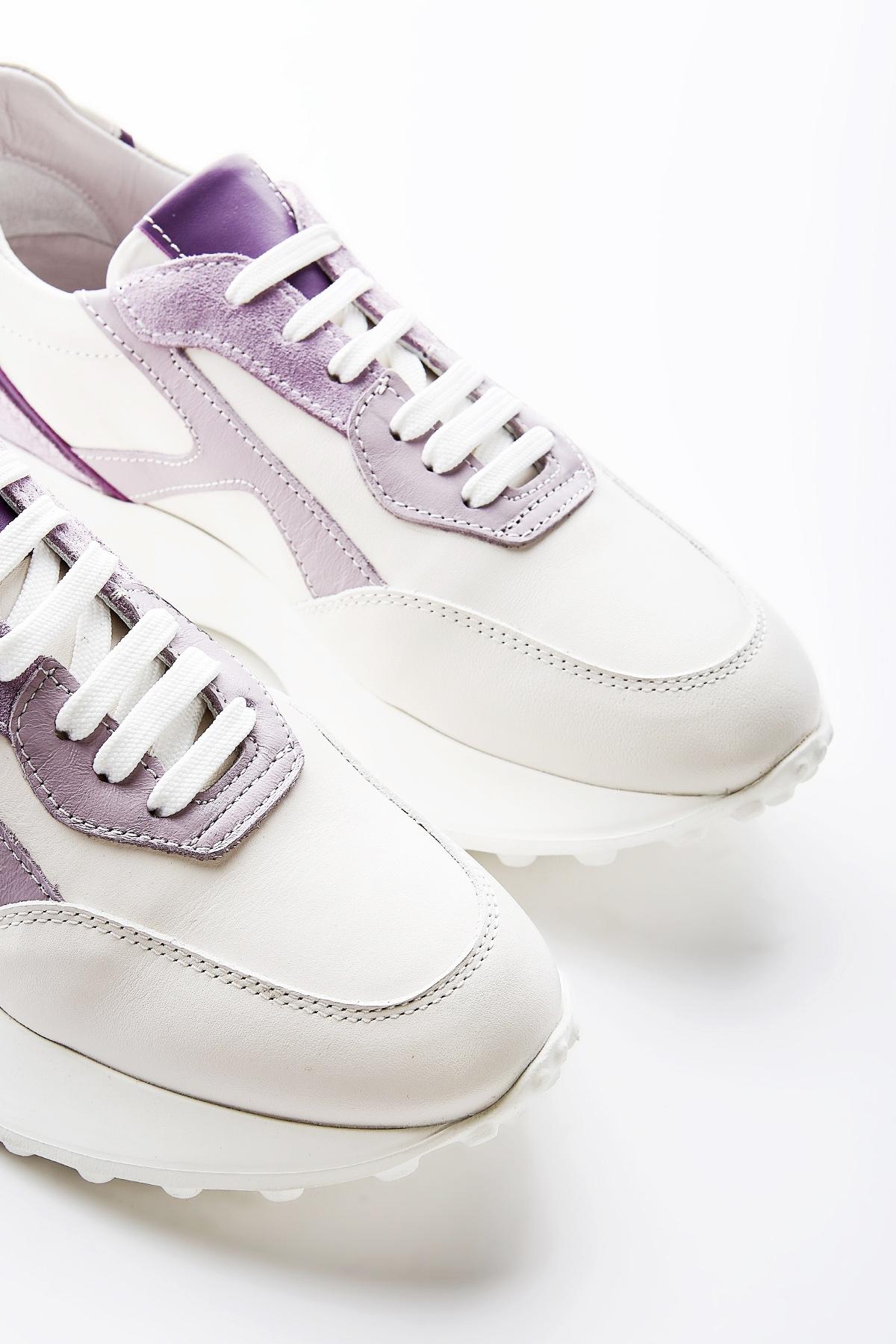 Valmenti Kadın Hakiki Deri Lila Multi Sneakers & Spor Ayakkabı