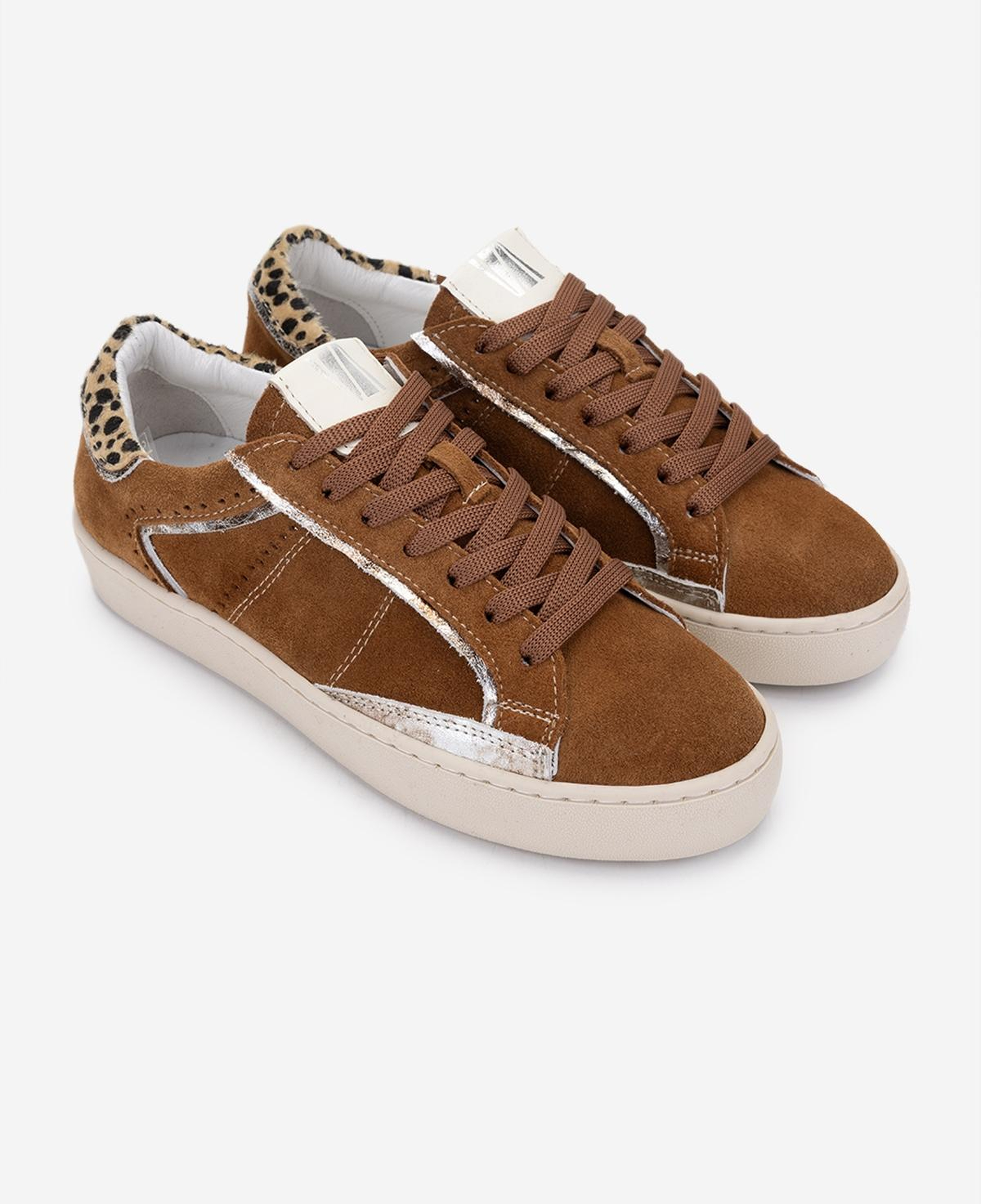 Valmenti Kadın Hakiki Deri Tütün Süet Sneakers & Spor Ayakkabı