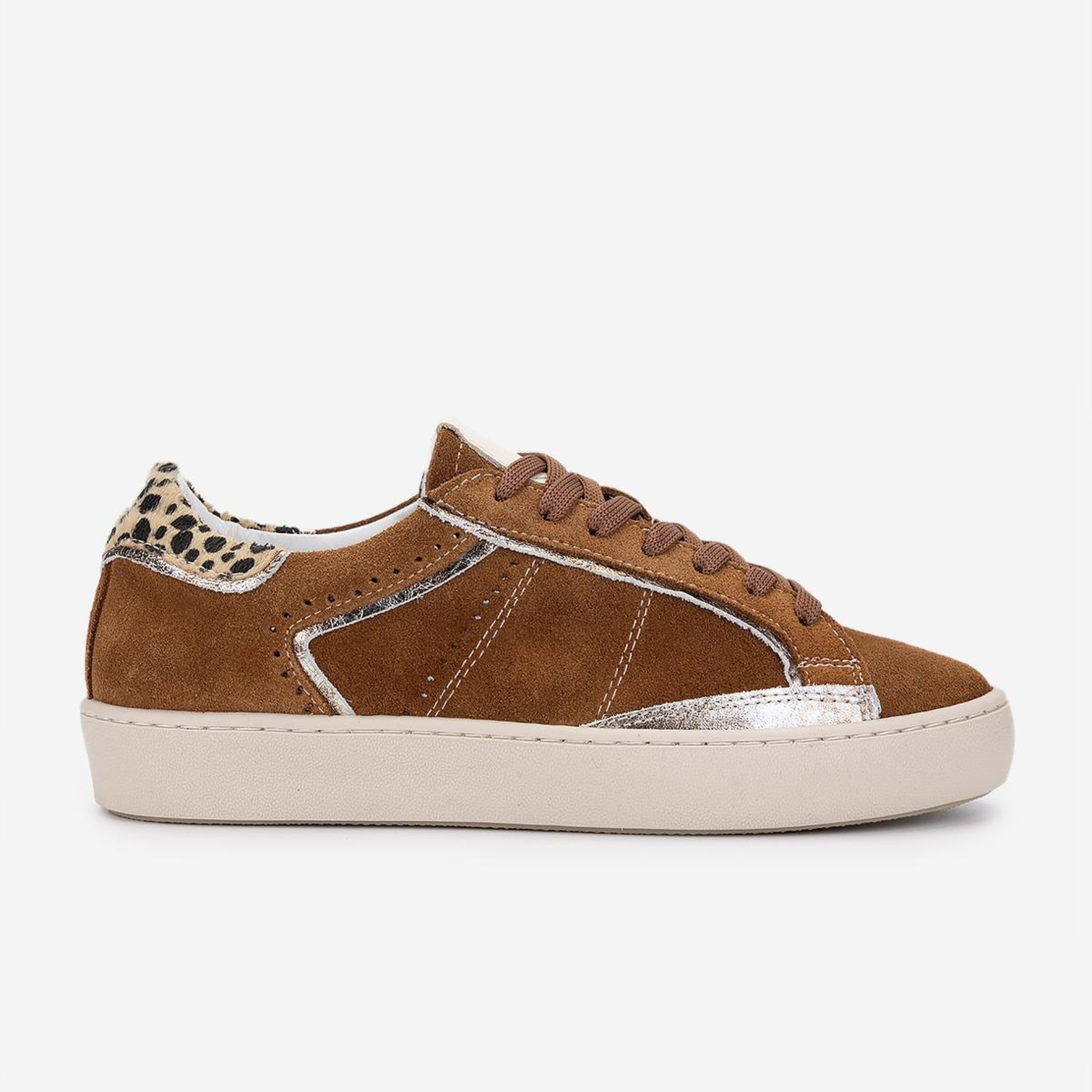 Valmenti Kadın Hakiki Deri Tütün Süet Sneakers & Spor Ayakkabı