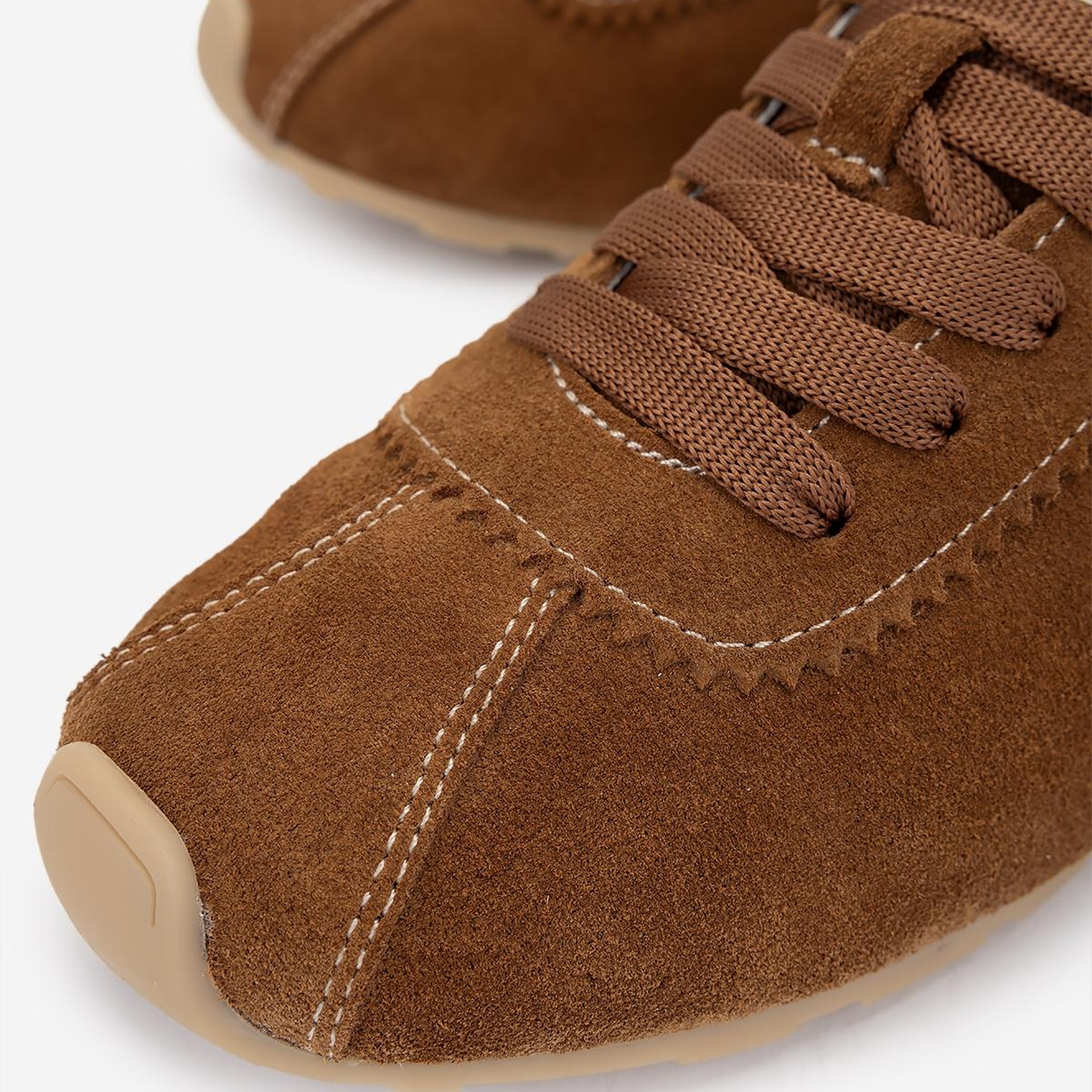 Valmenti Kadın Hakiki Deri Tütün Süet Sneakers & Spor Ayakkabı